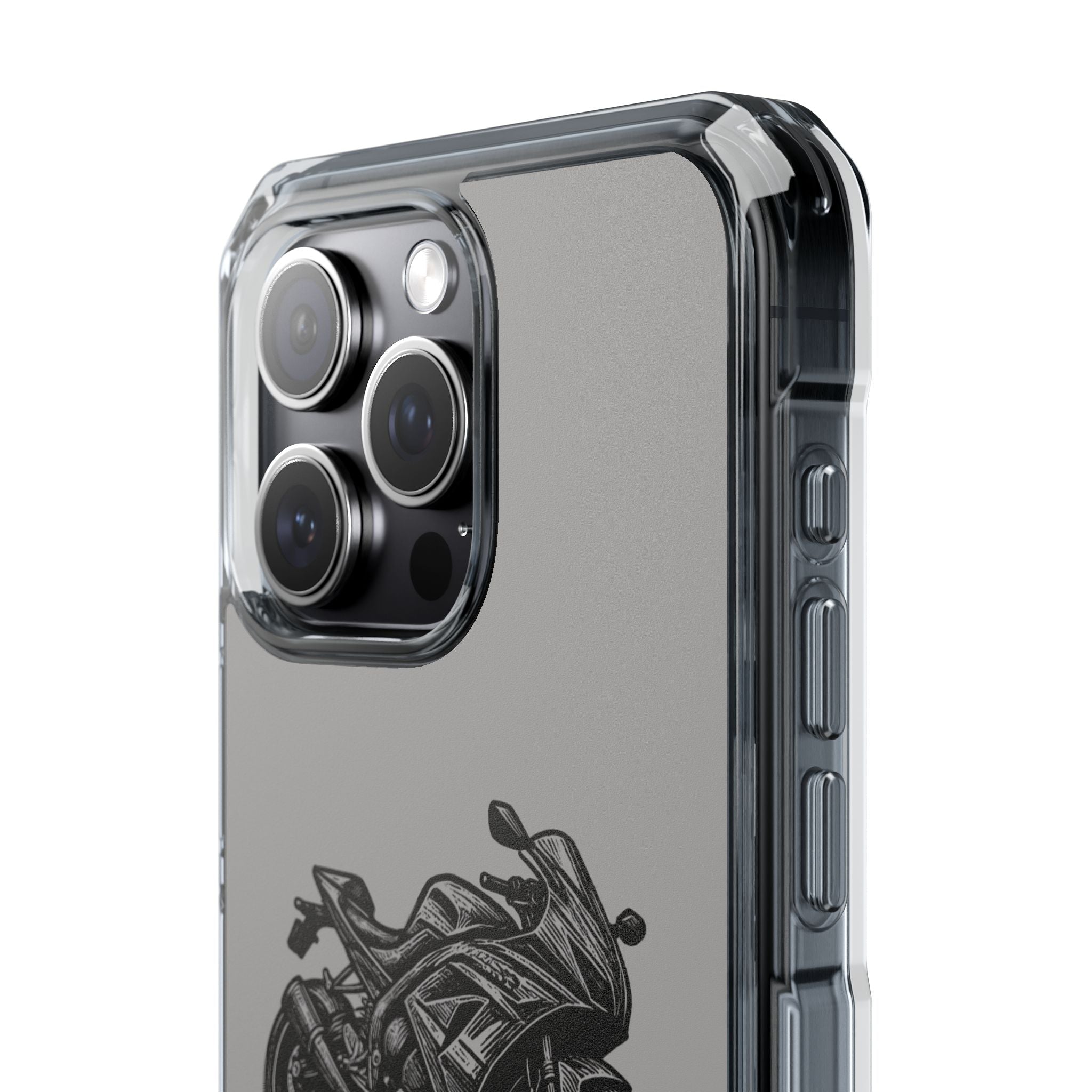 Suzuki Linocut Phone Case — Clear Magnetic Impact Case