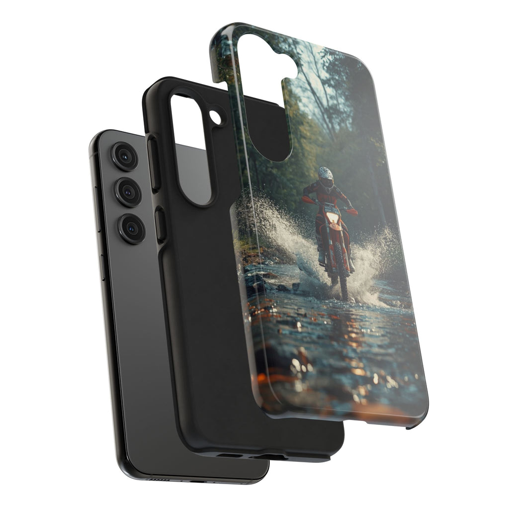 Motorcycle Adventure Tough Phone Case — Rider Splash Protection