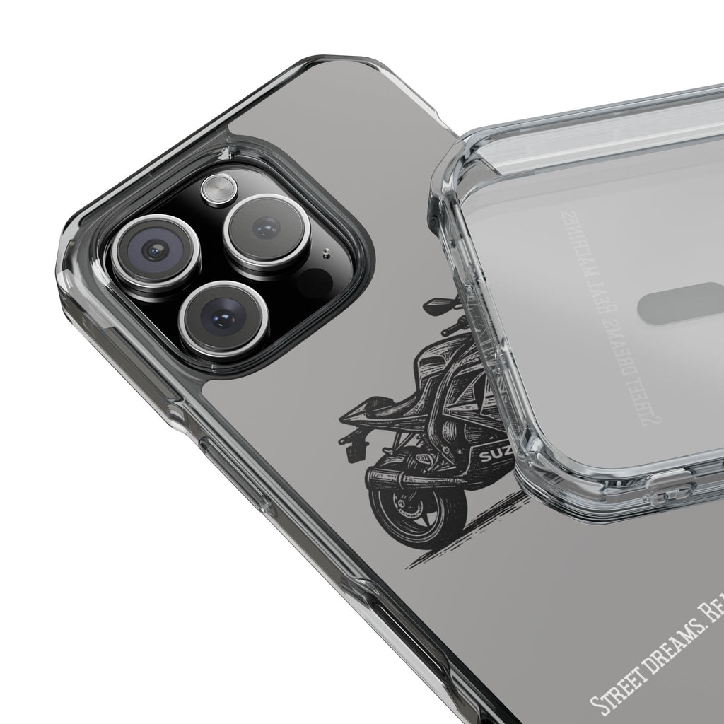 Suzuki Linocut Phone Case — Clear Magnetic Impact Case