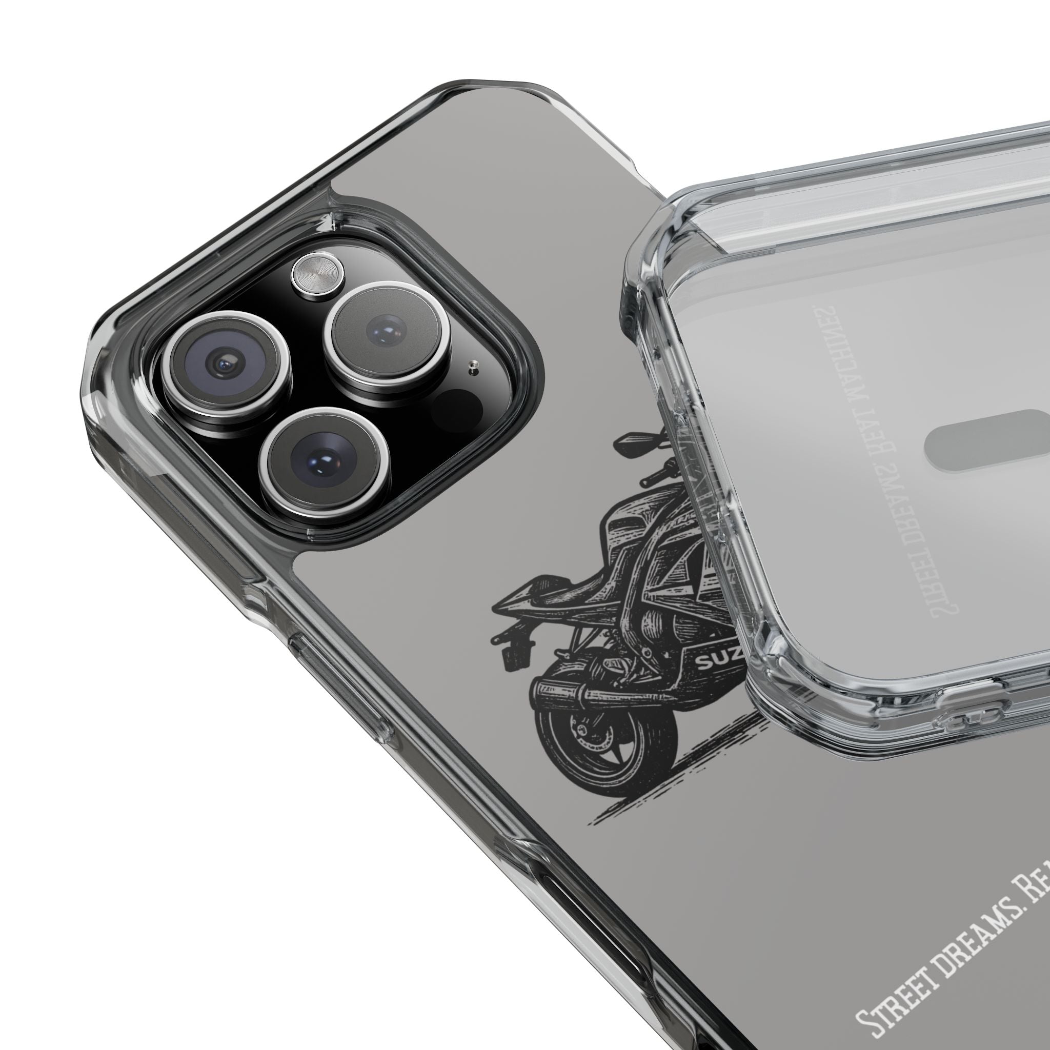 Suzuki Linocut Phone Case — Clear Magnetic Impact Case