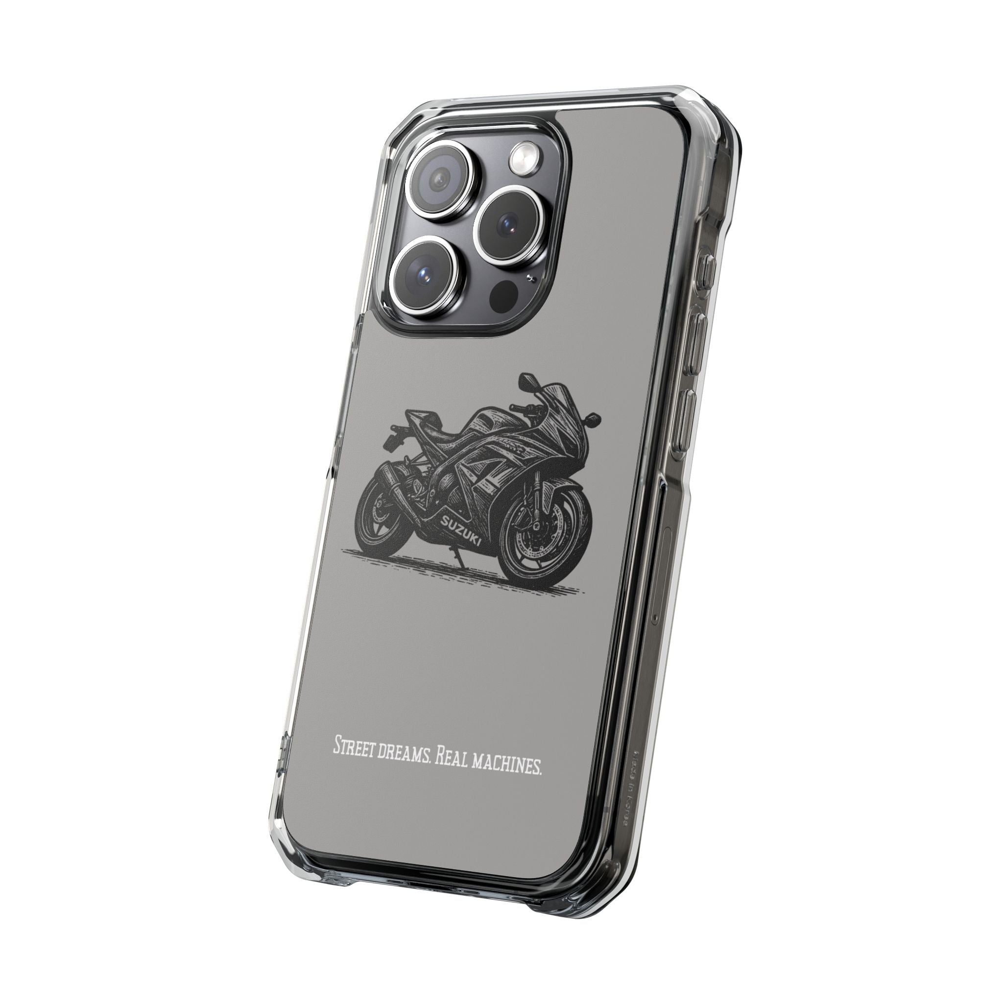 Suzuki Linocut Phone Case — Clear Magnetic Impact Case