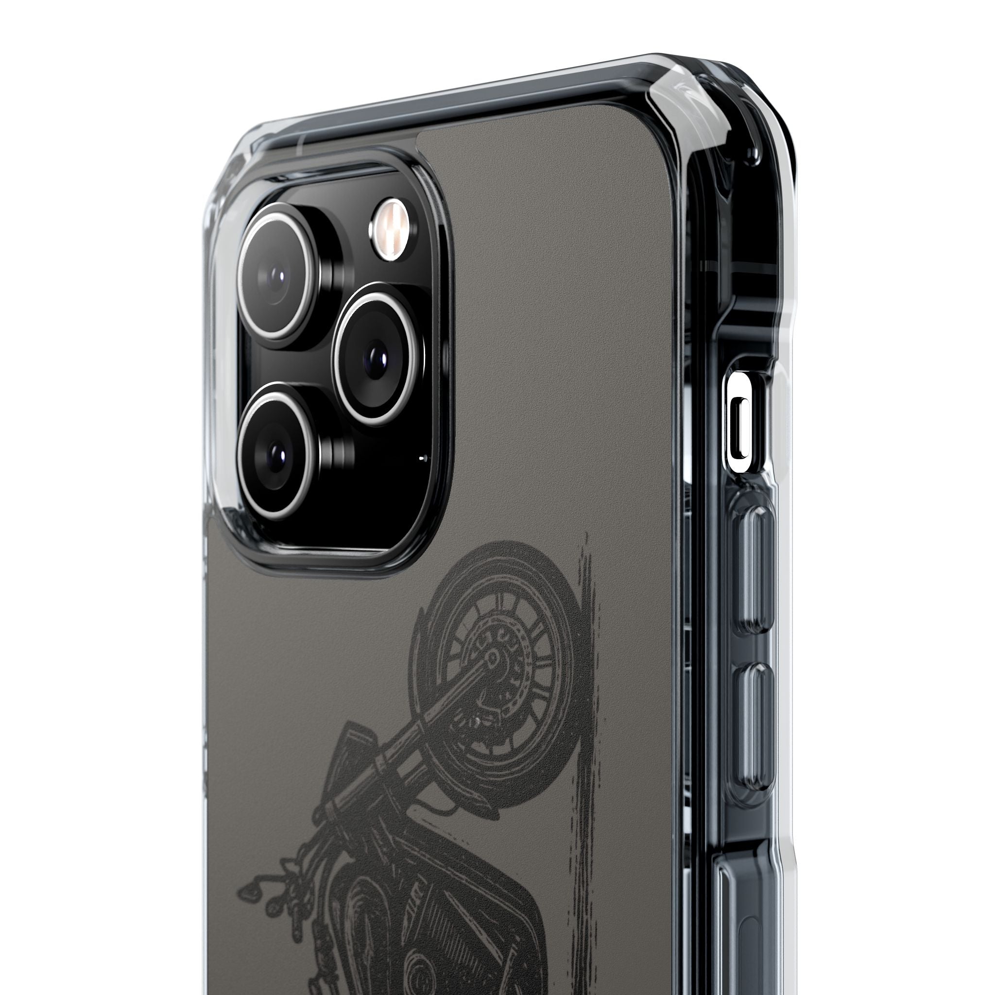 Harley Linocut Phone Case — Clear Magnetic Impact Case