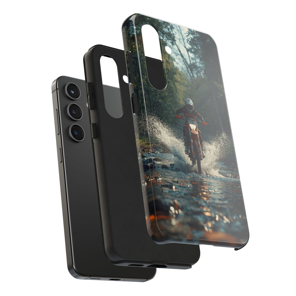 Motorcycle Adventure Tough Phone Case — Rider Splash Protection