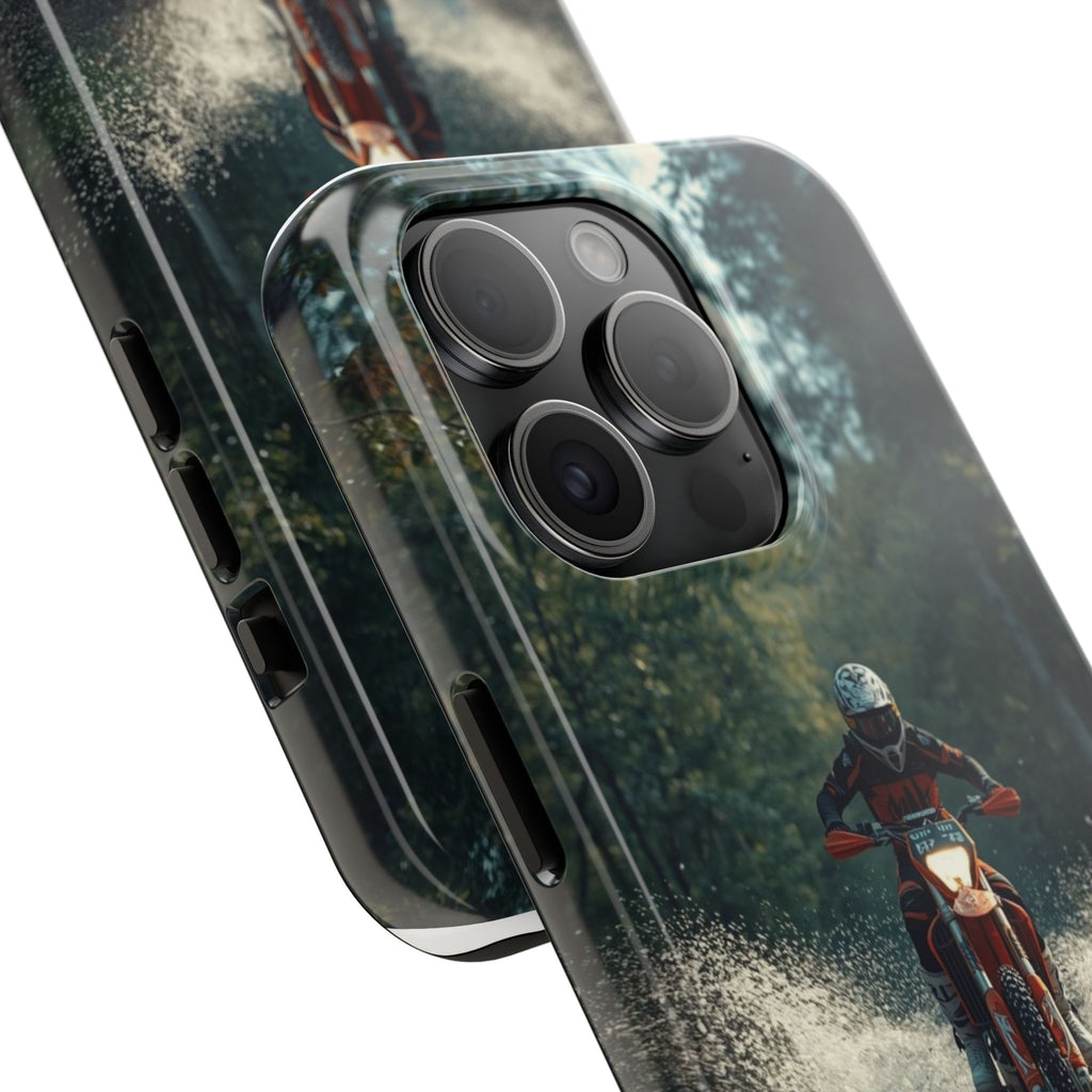 Motorcycle Adventure Tough Phone Case — Rider Splash Protection
