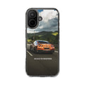 Racing Vibes Clear Magnetic Phone Case — Fast Car Design