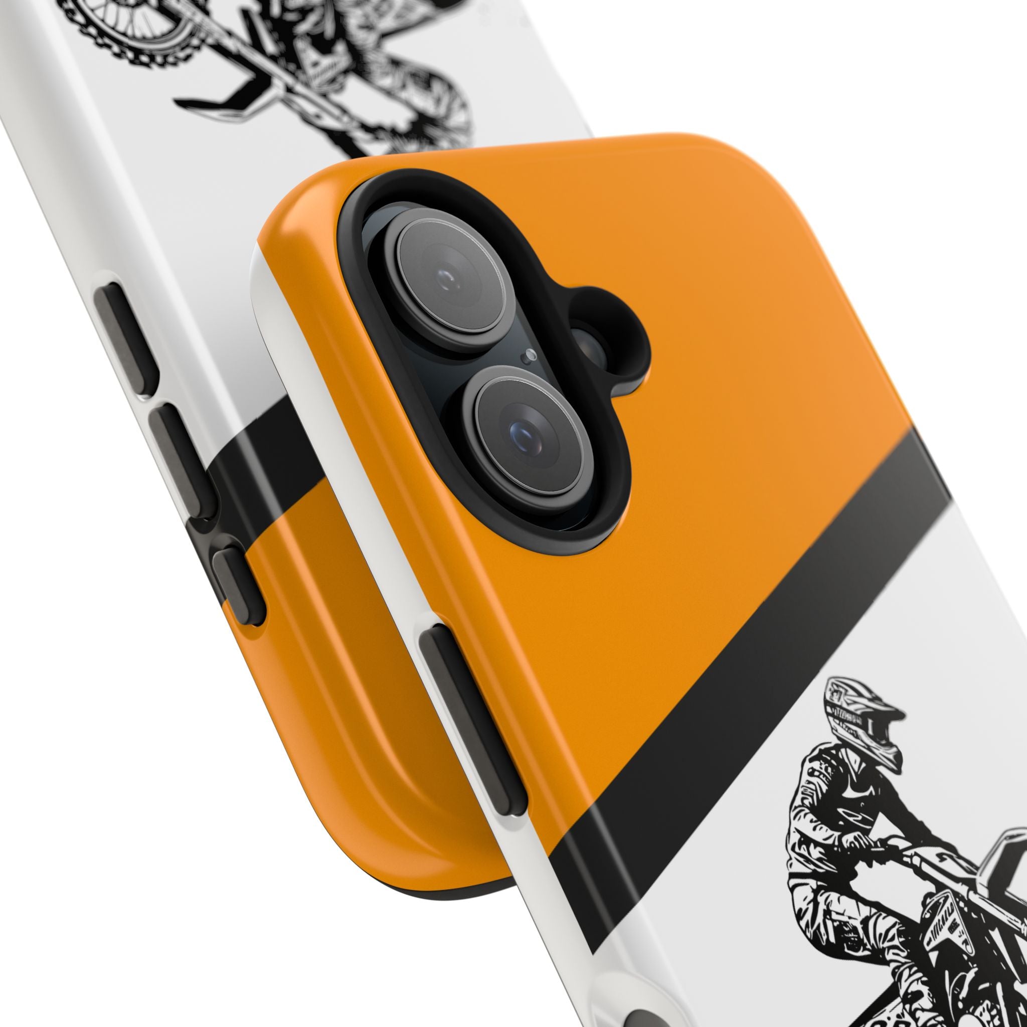 KTM Dirt Bike Tough Phone Case — Protective Motocross Rider Cover