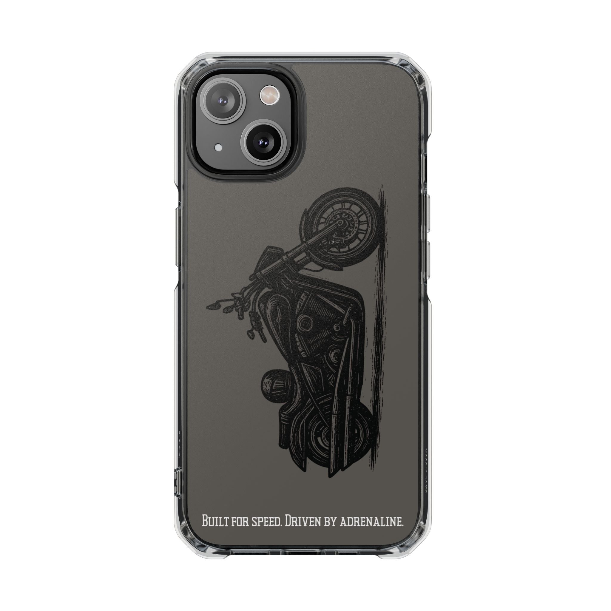 Harley Linocut Phone Case — Clear Magnetic Impact Case
