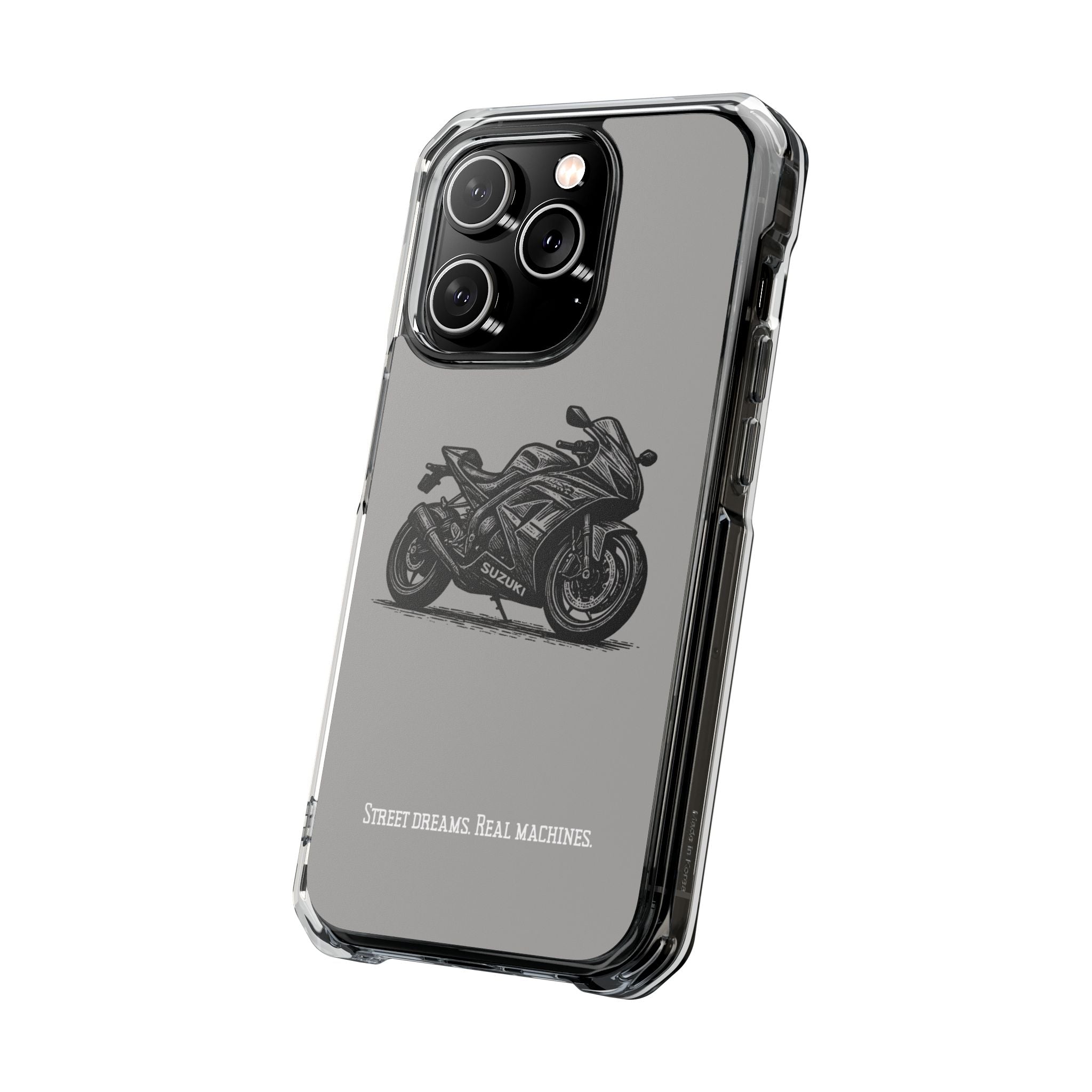 Suzuki Linocut Phone Case — Clear Magnetic Impact Case