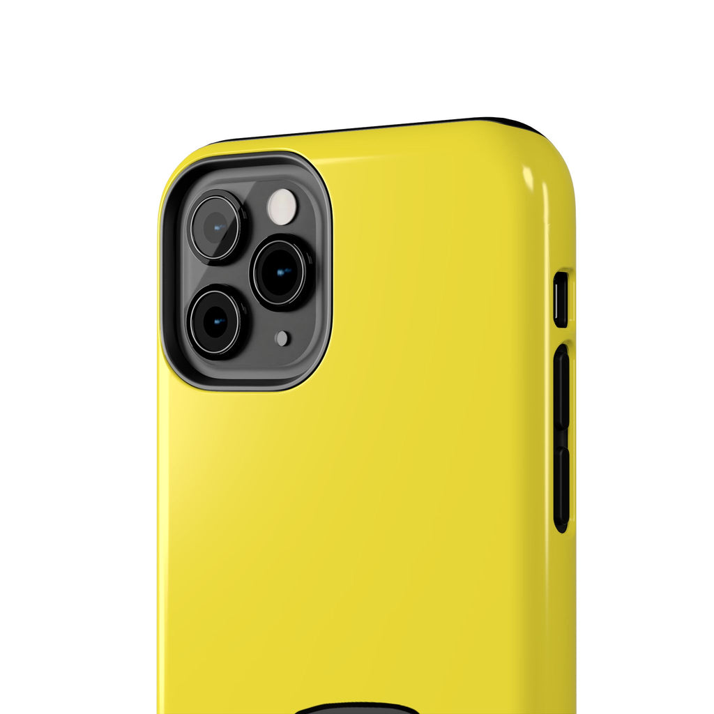 Yellow Classic Car Phone Case — Retro Vintage Auto Protective Cover