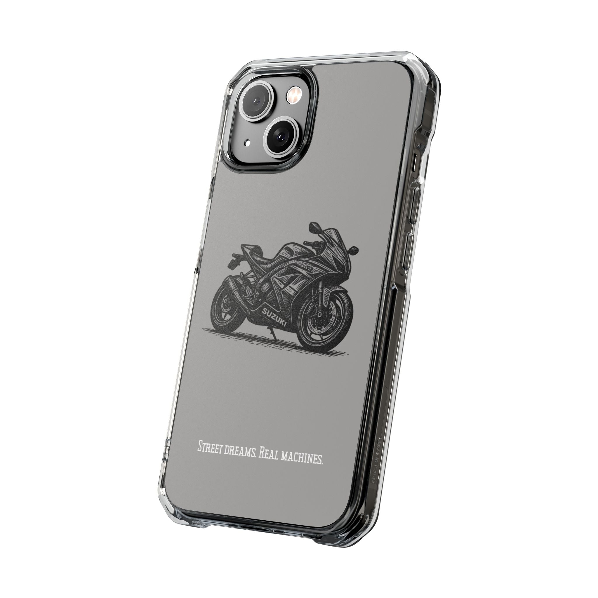 Suzuki Linocut Phone Case — Clear Magnetic Impact Case