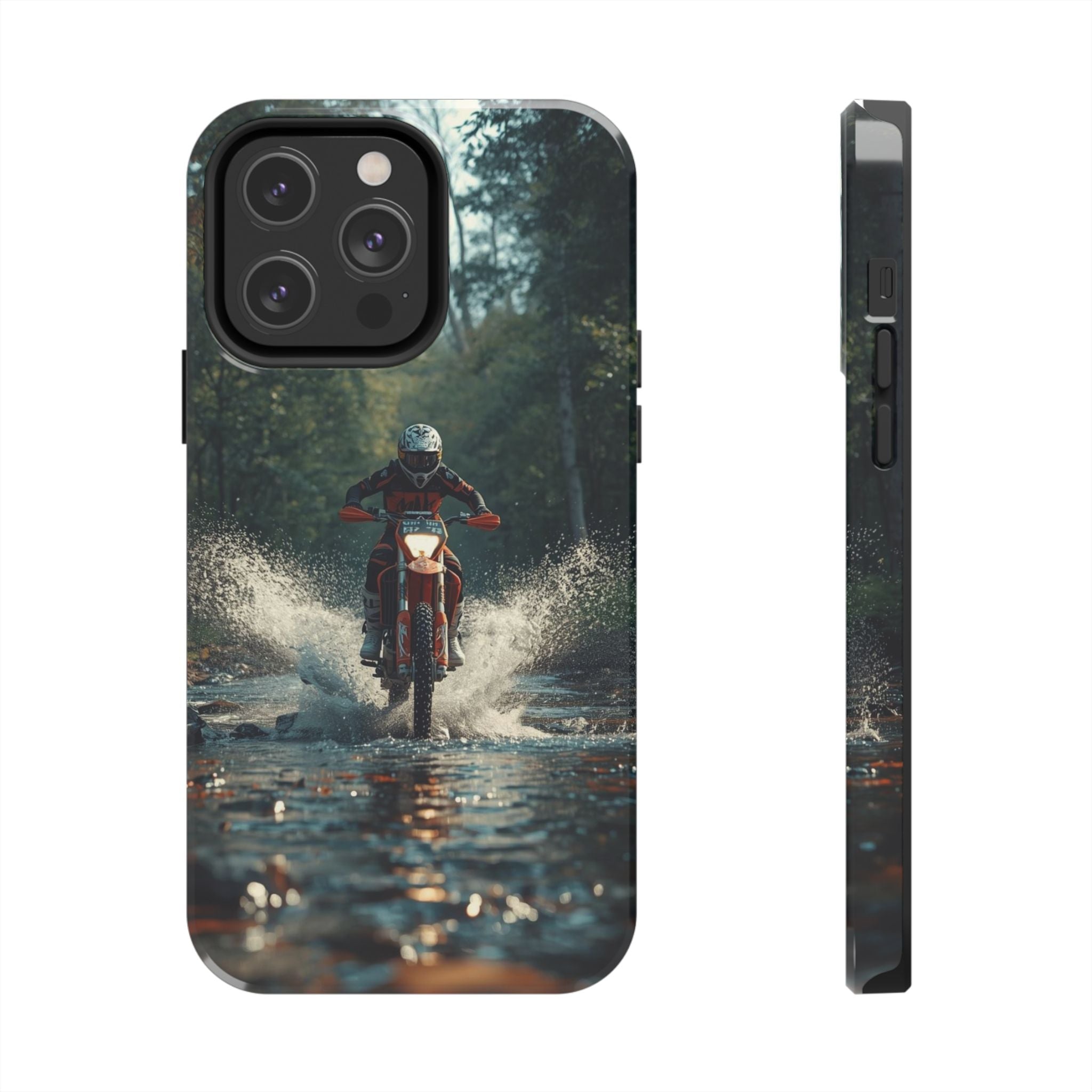 Motorcycle Adventure Tough Phone Case — Rider Splash Protection