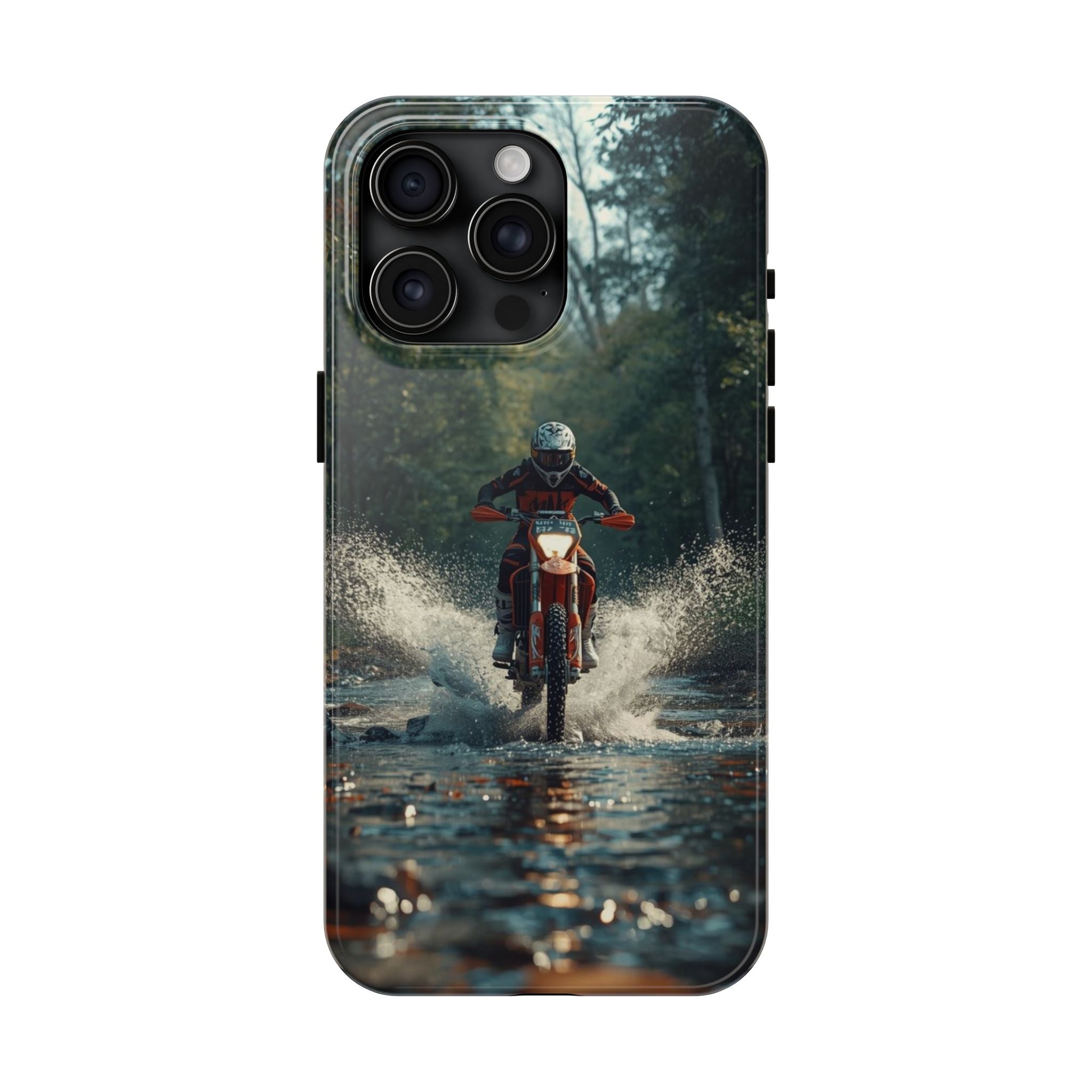Motorcycle Adventure Tough Phone Case — Rider Splash Protection