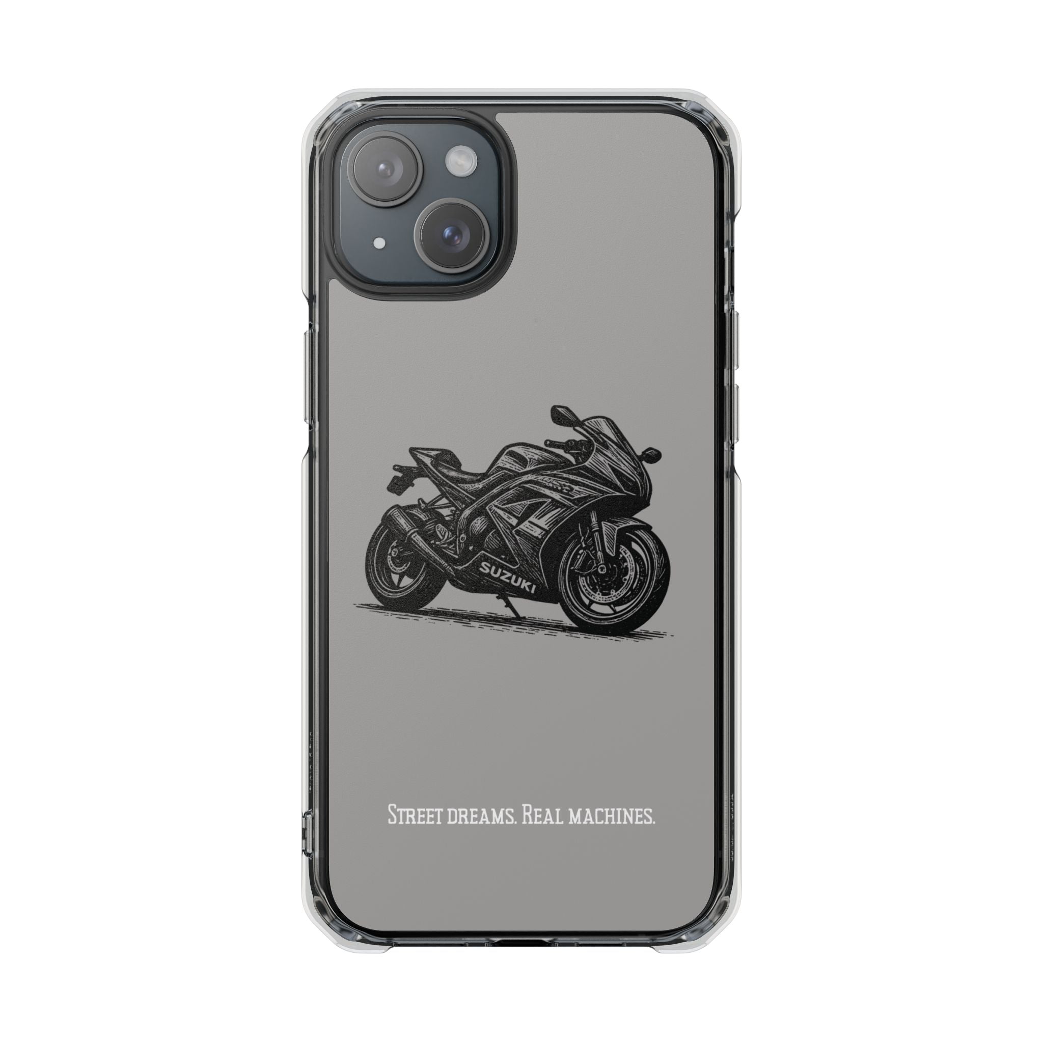 Suzuki Linocut Phone Case — Clear Magnetic Impact Case