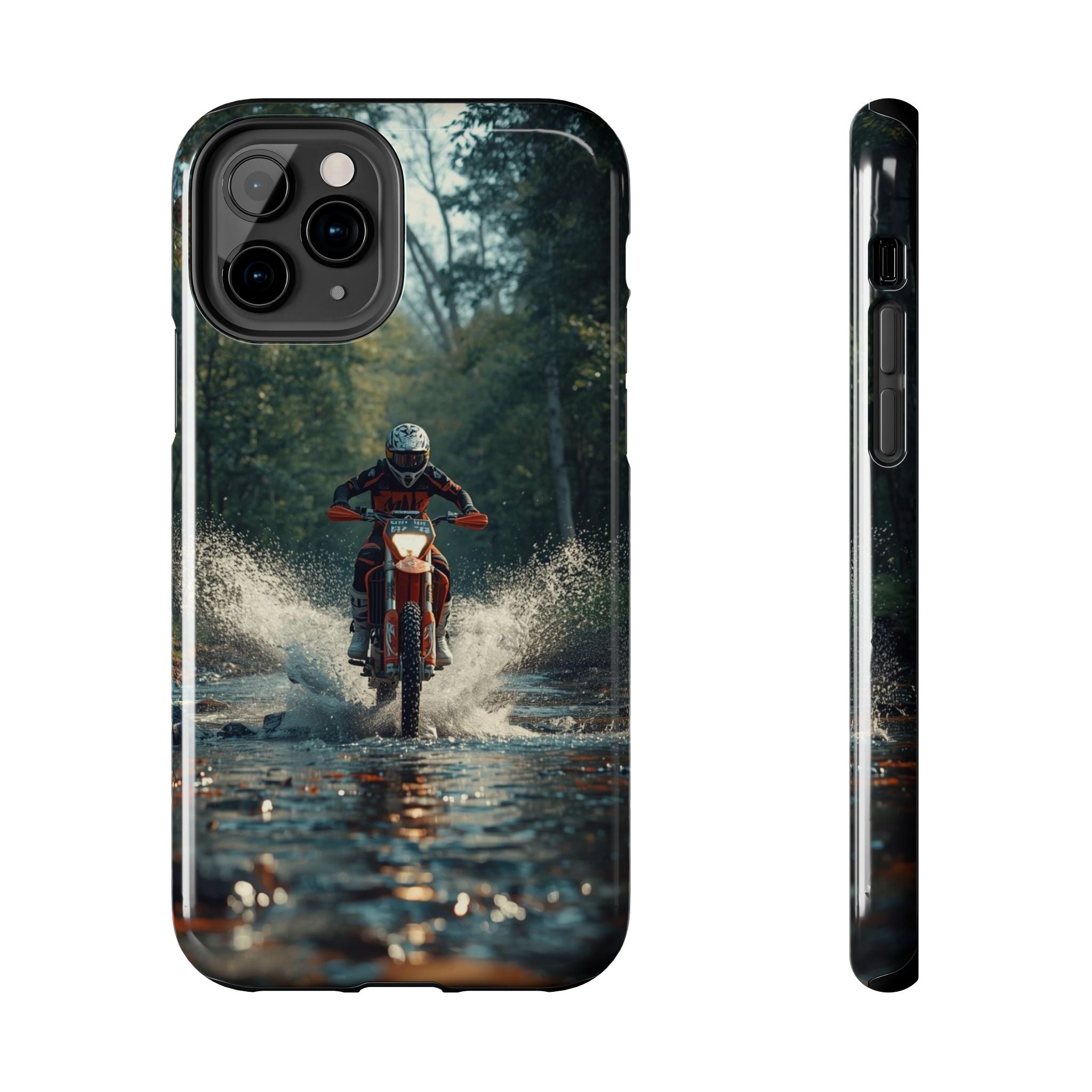 Motorcycle Adventure Tough Phone Case — Rider Splash Protection