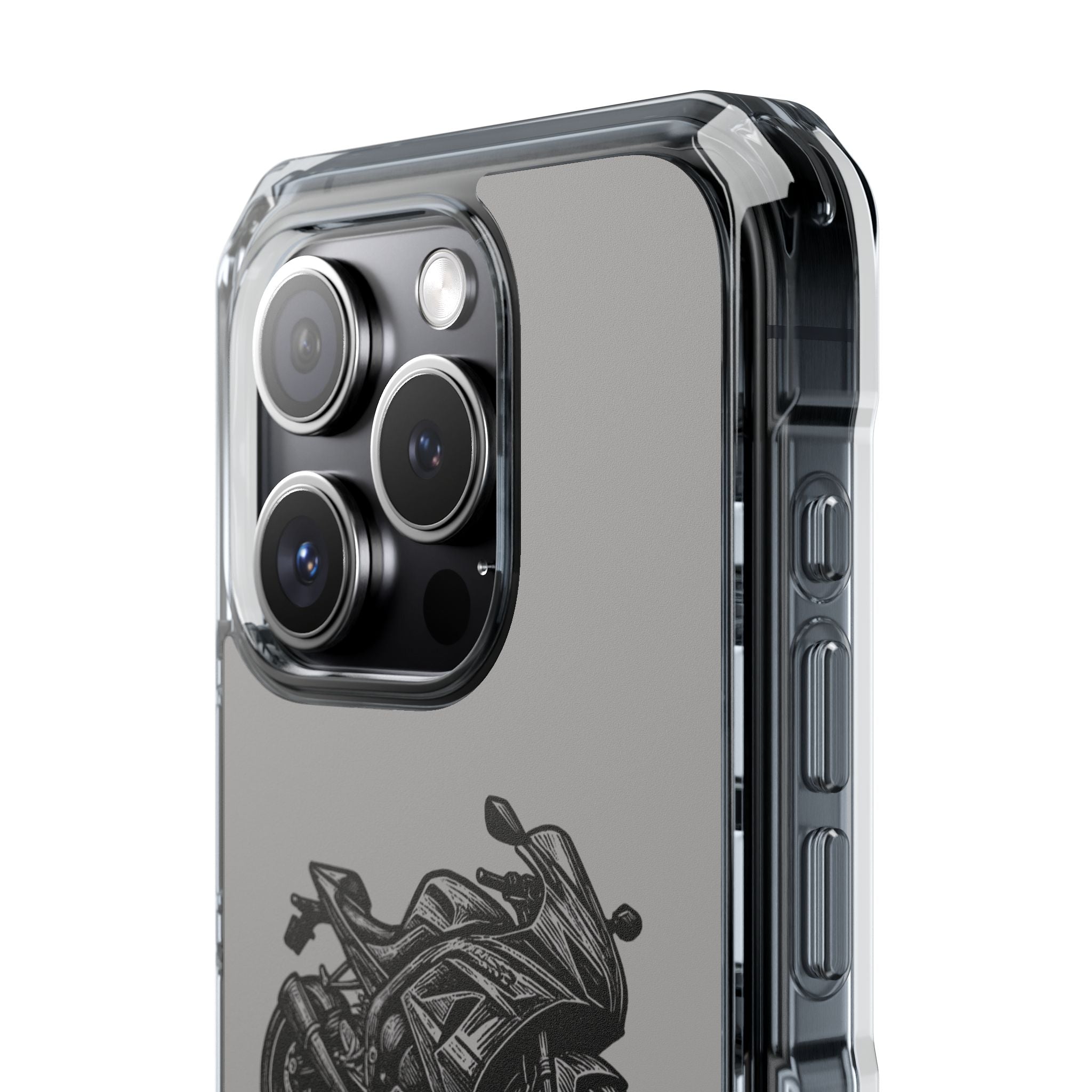 Suzuki Linocut Phone Case — Clear Magnetic Impact Case