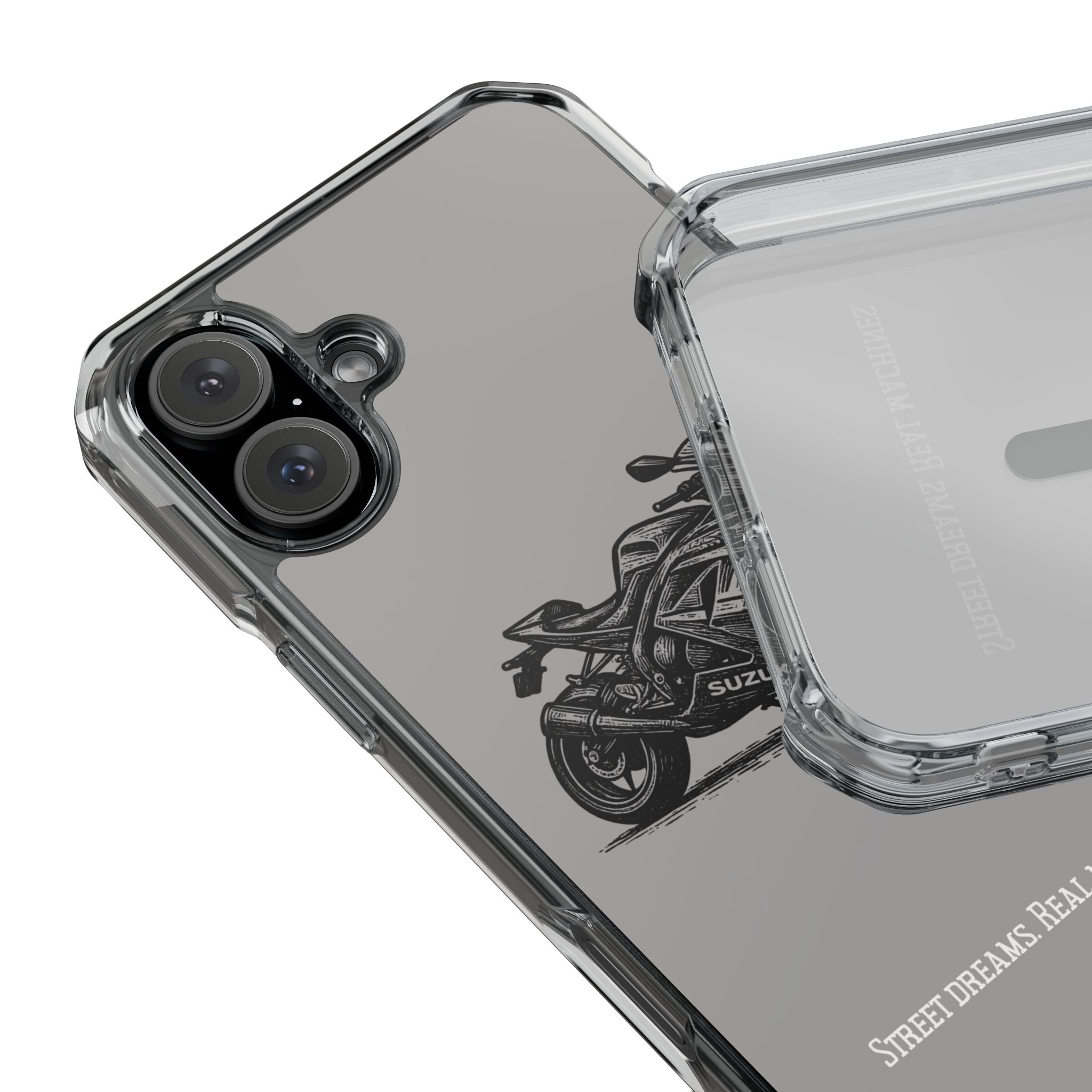Suzuki Linocut Phone Case — Clear Magnetic Impact Case