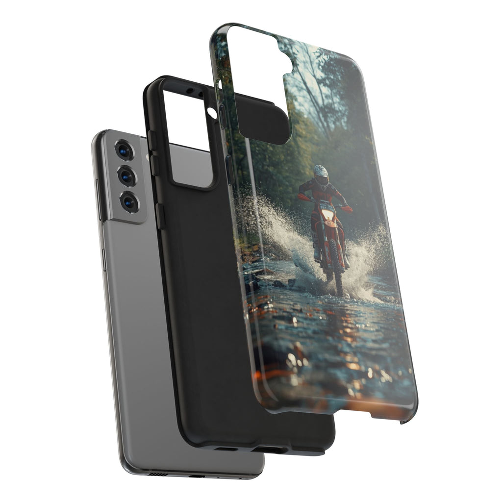 Motorcycle Adventure Tough Phone Case — Rider Splash Protection