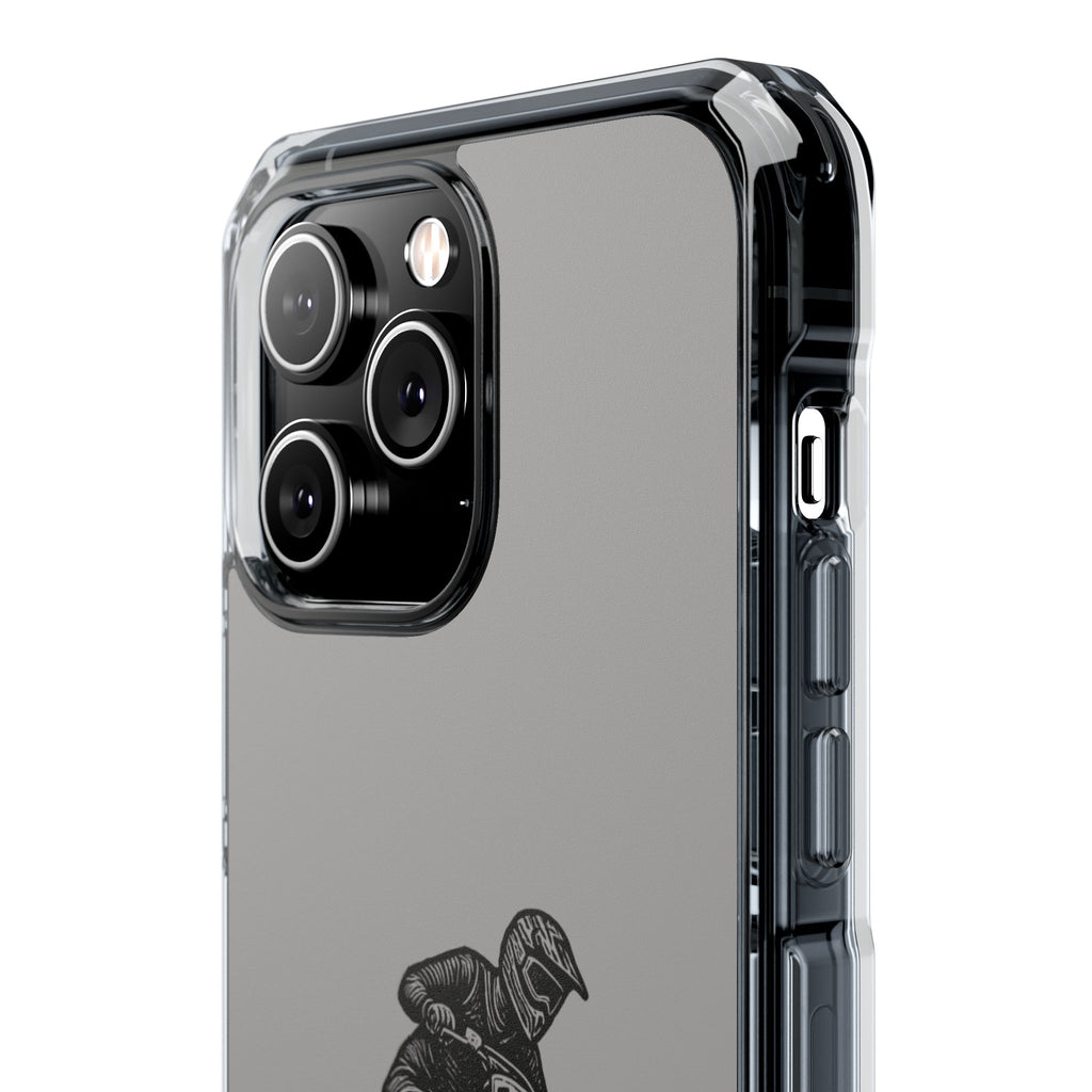 Dirt Bike Cornering Phone Case — Magnetic Clear Impact Case