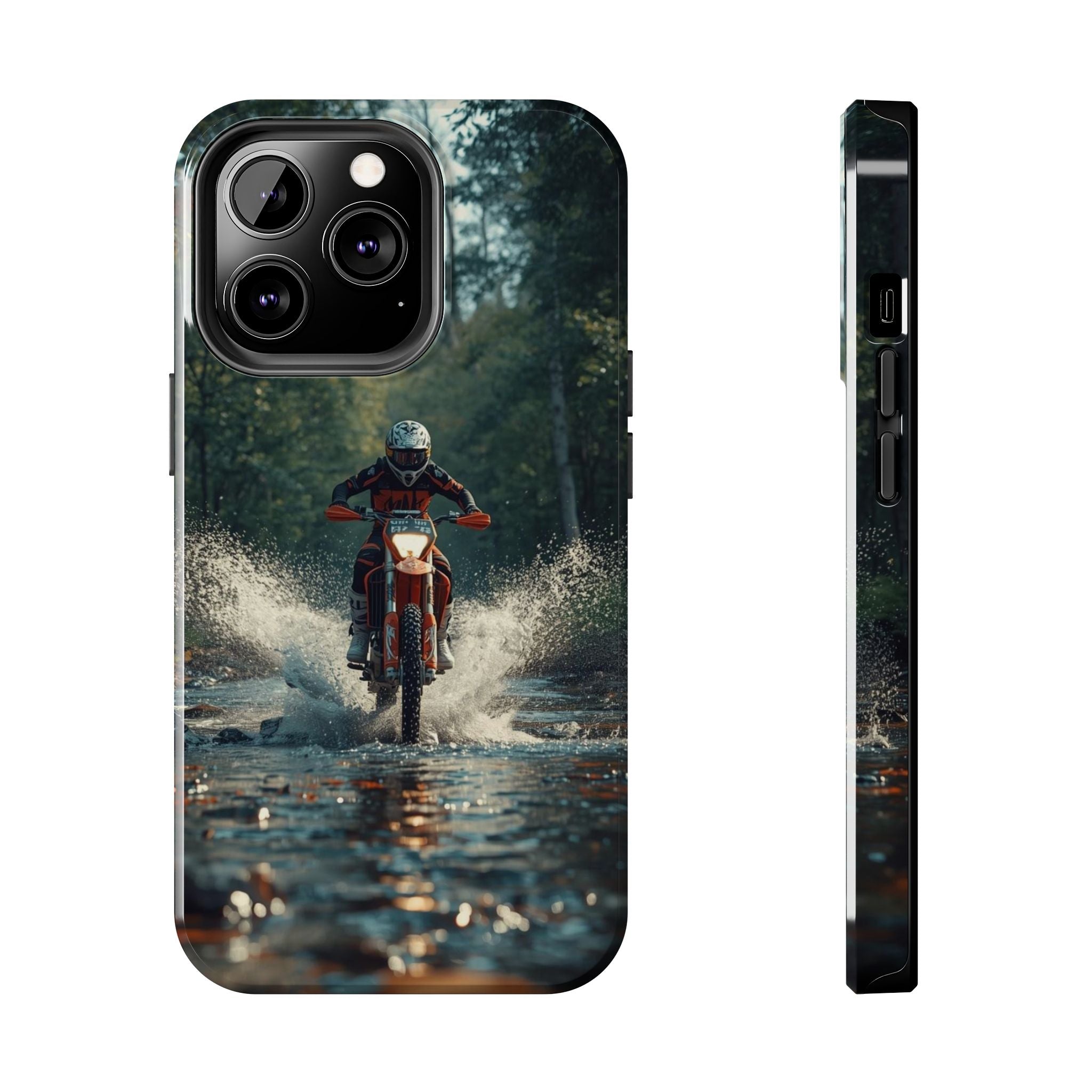 Motorcycle Adventure Tough Phone Case — Rider Splash Protection