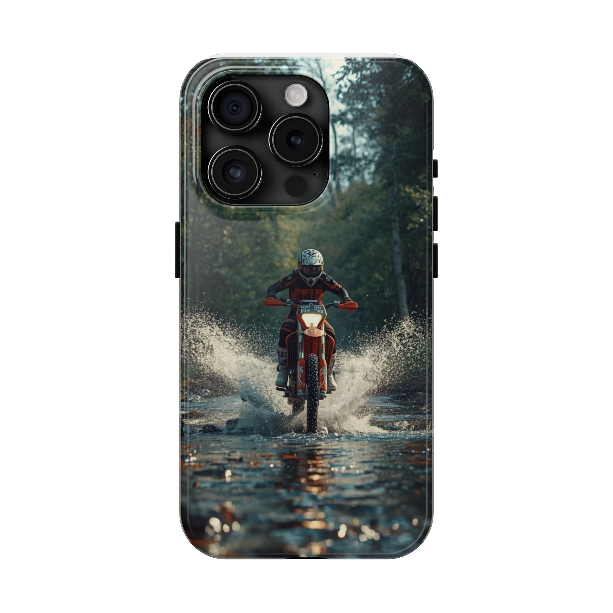 Motorcycle Adventure Tough Phone Case — Rider Splash Protection