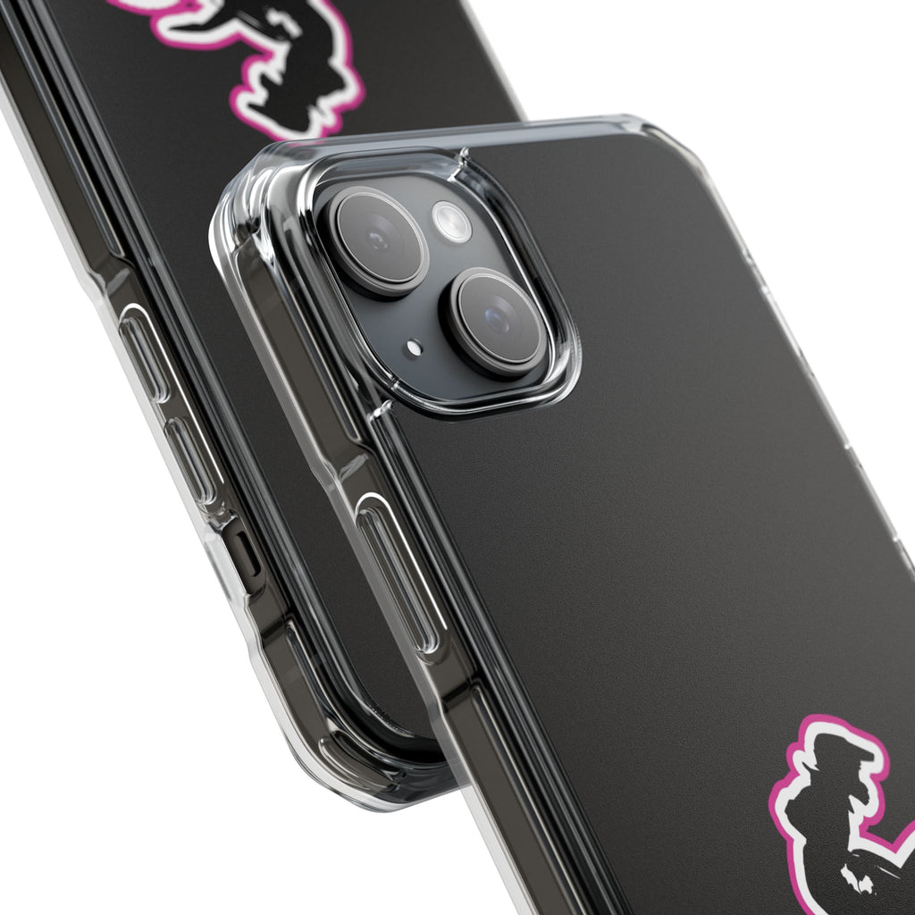 Pink Dirt Bike Magnetic Clear Impact Case