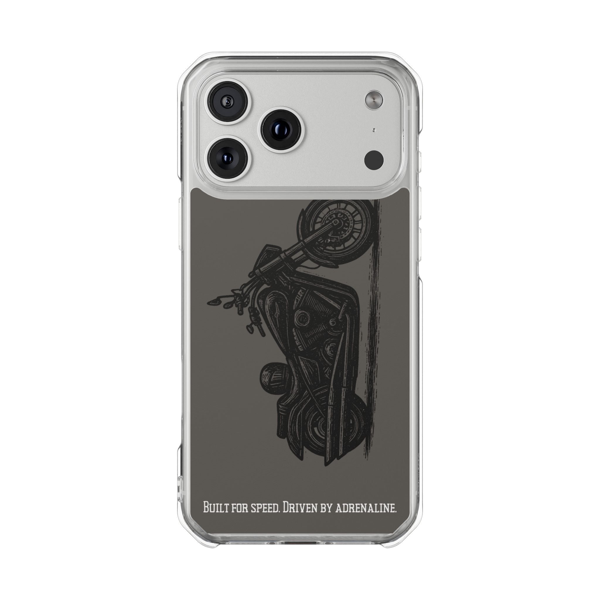 Harley Linocut Phone Case — Clear Magnetic Impact Case