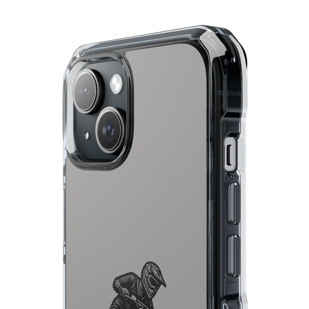 Dirt Bike Cornering Phone Case — Magnetic Clear Impact Case