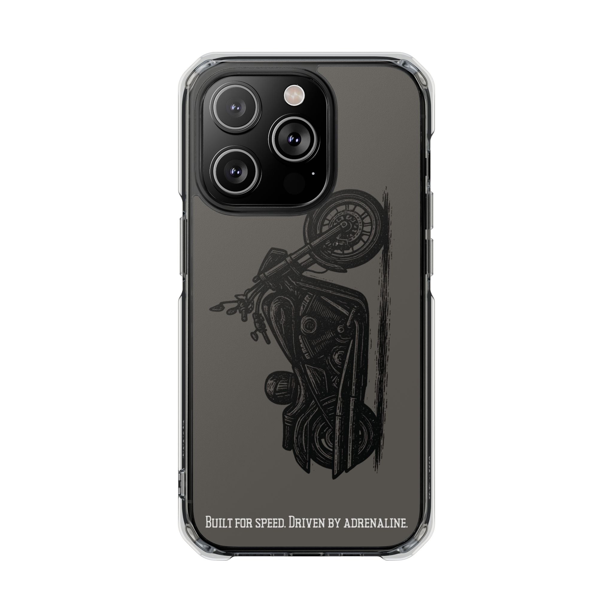 Harley Linocut Phone Case — Clear Magnetic Impact Case