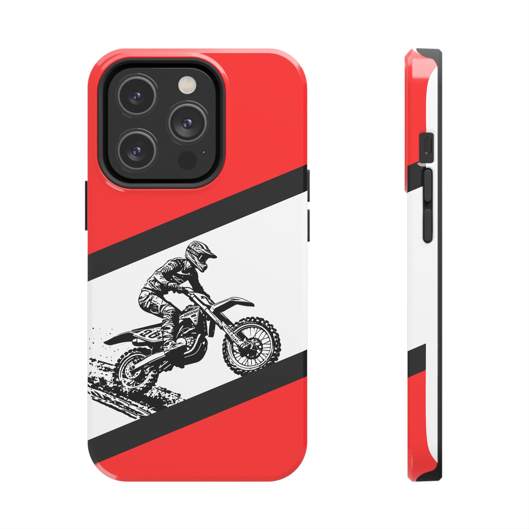 Honda Muddy Dirtbike Tough Phone Case
