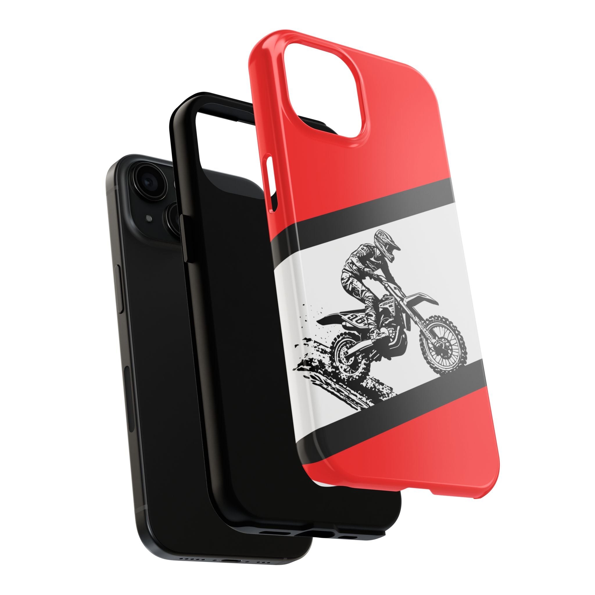 Honda Muddy Dirtbike Tough Phone Case