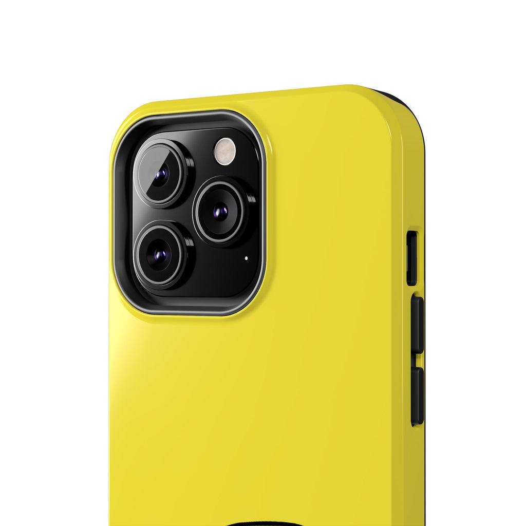 Yellow Classic Car Phone Case — Retro Vintage Auto Protective Cover