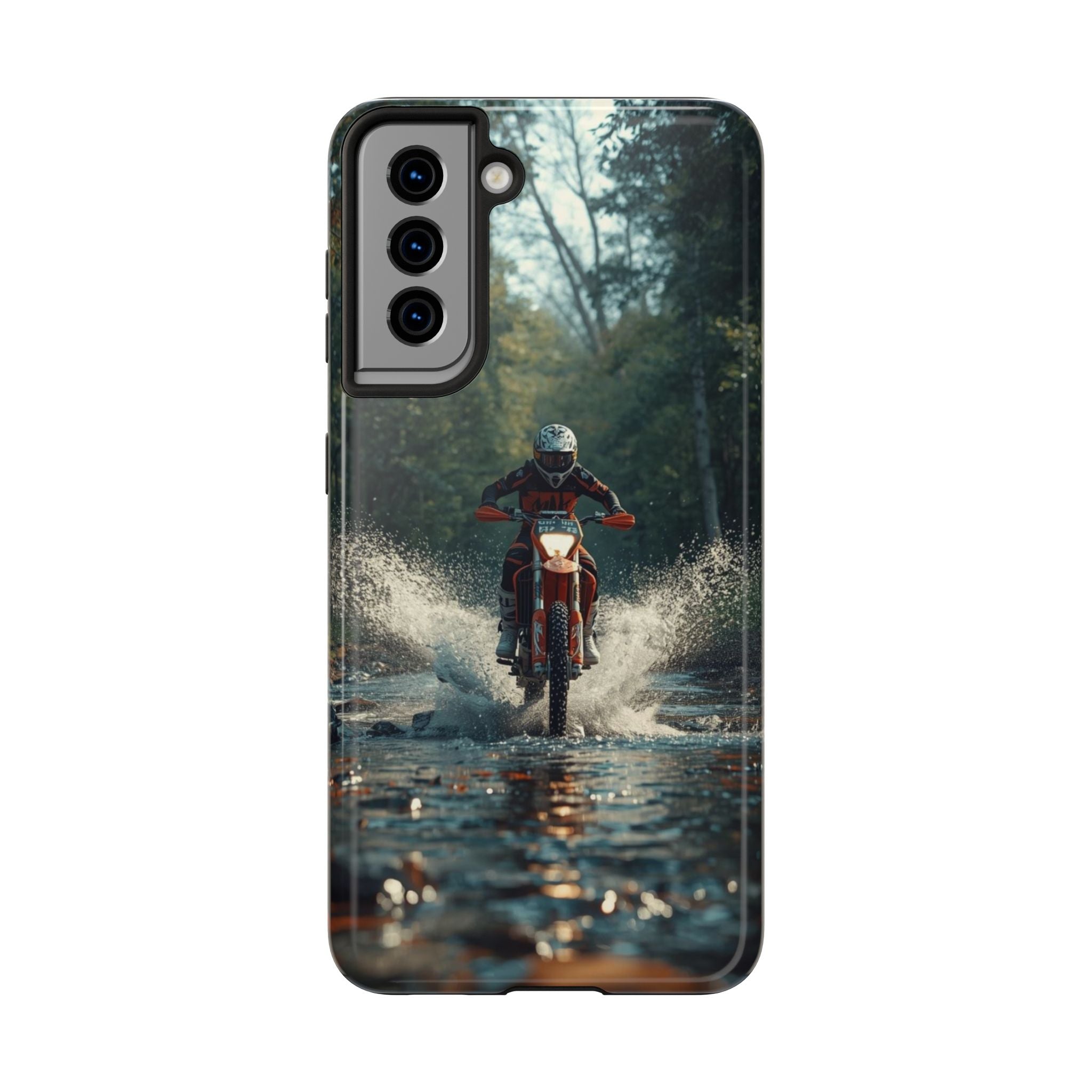 Motorcycle Adventure Tough Phone Case — Rider Splash Protection