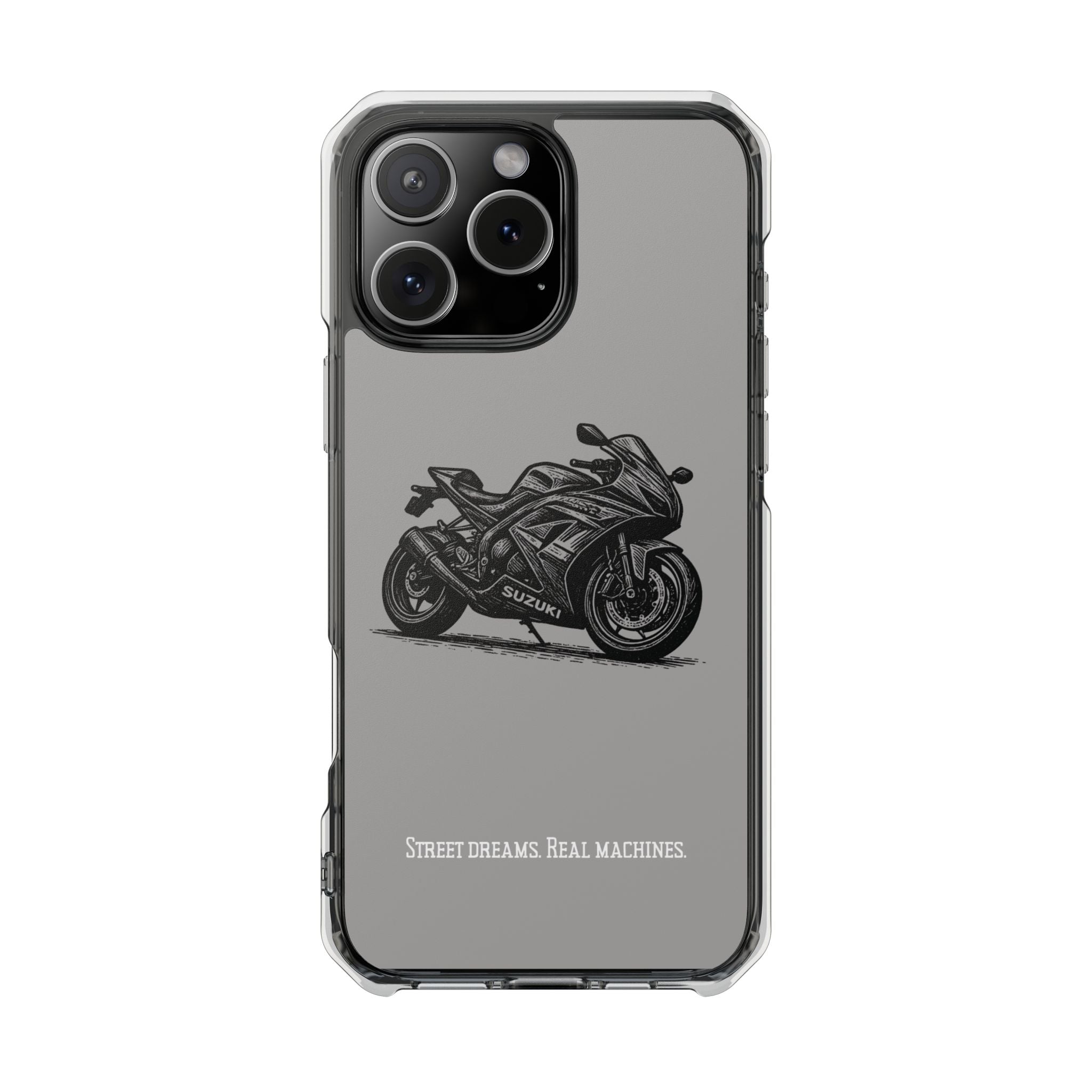 Suzuki Linocut Phone Case — Clear Magnetic Impact Case