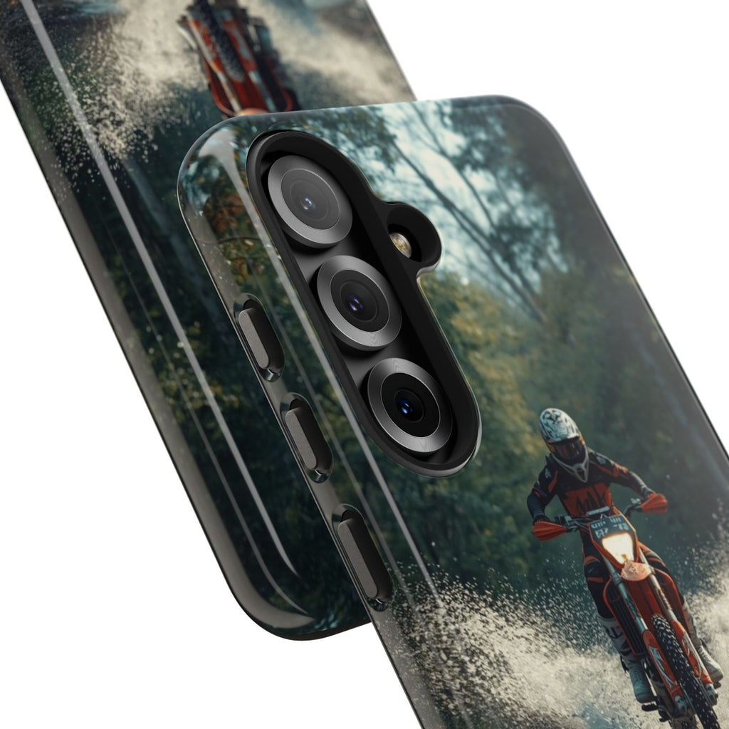 Motorcycle Adventure Tough Phone Case — Rider Splash Protection