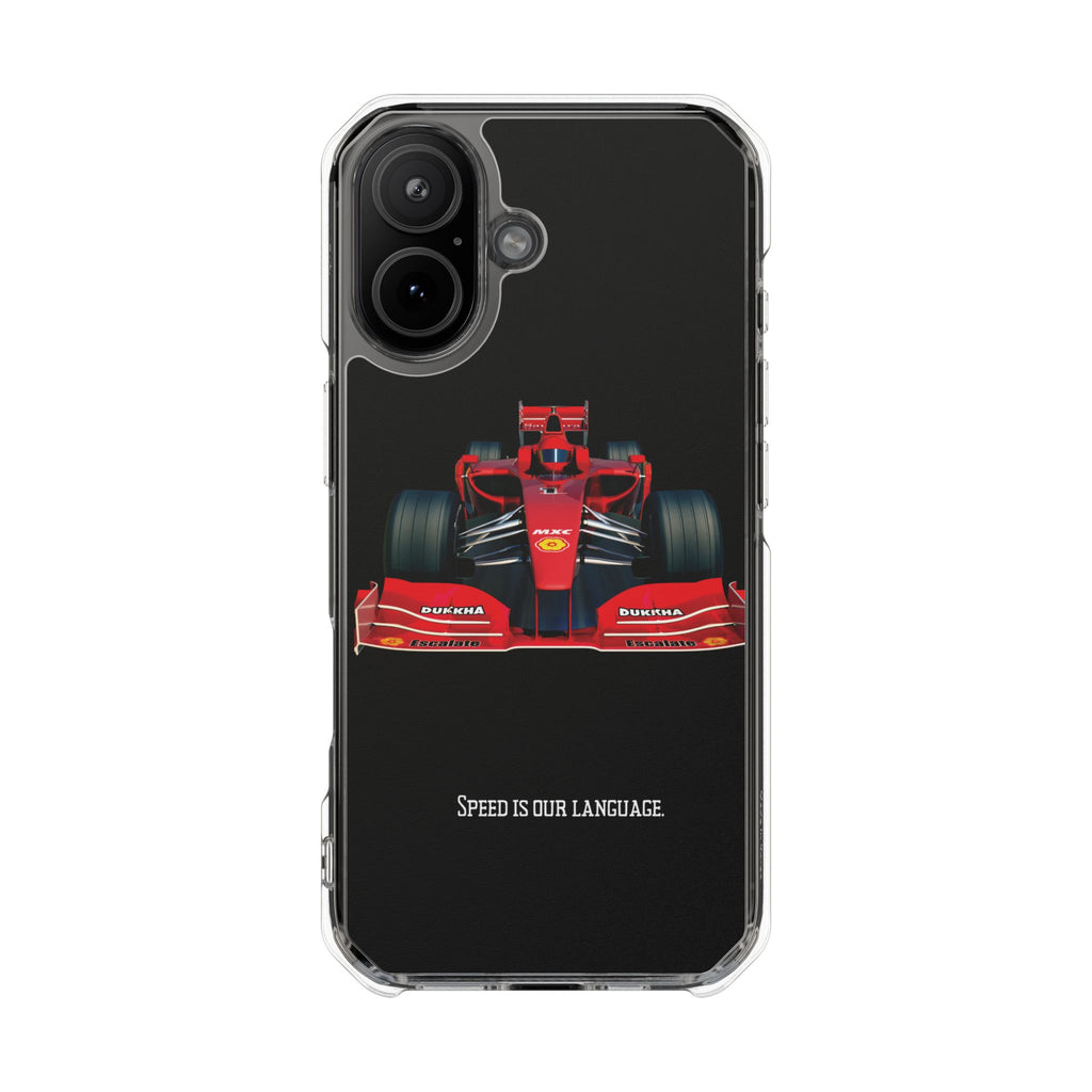 Formula 1 Phone Case — Magnetic Clear Impact Case