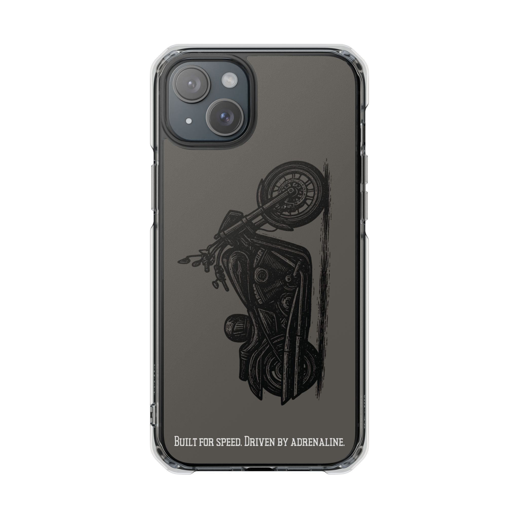 Harley Linocut Phone Case — Clear Magnetic Impact Case