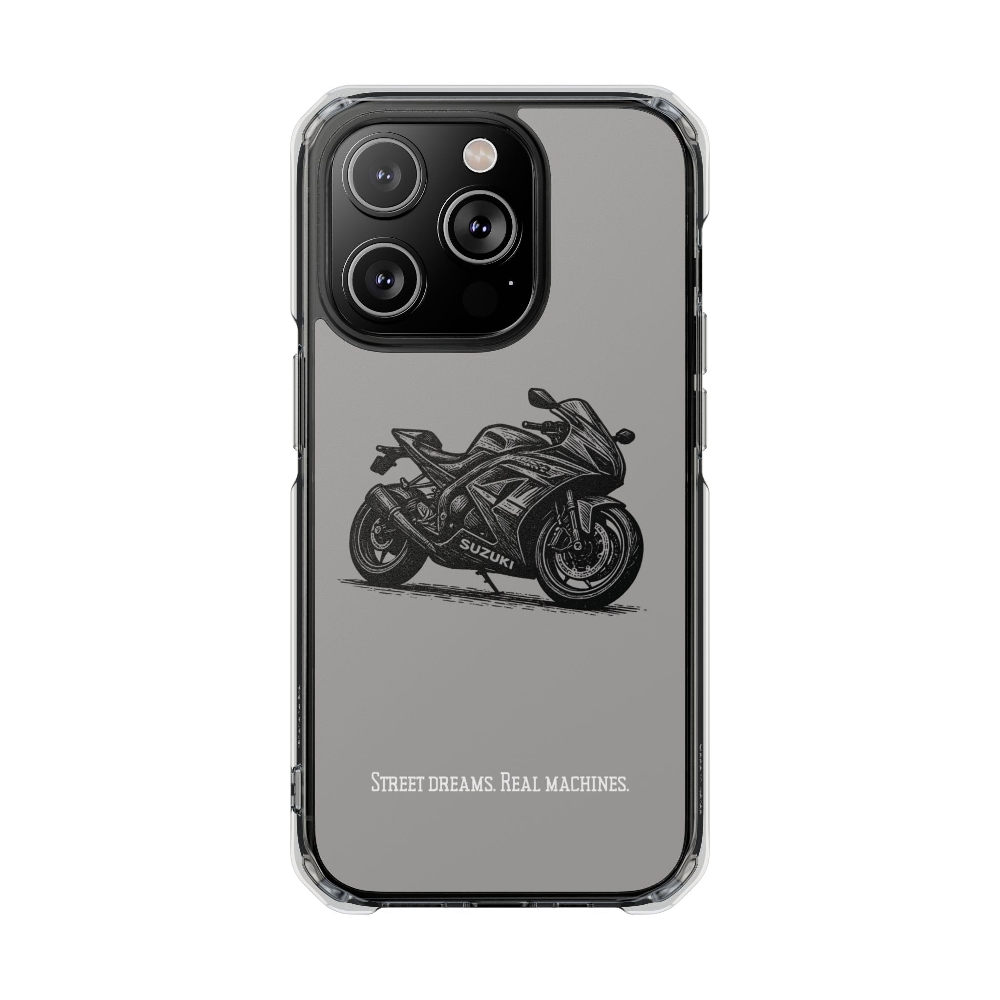 Suzuki Linocut Phone Case — Clear Magnetic Impact Case