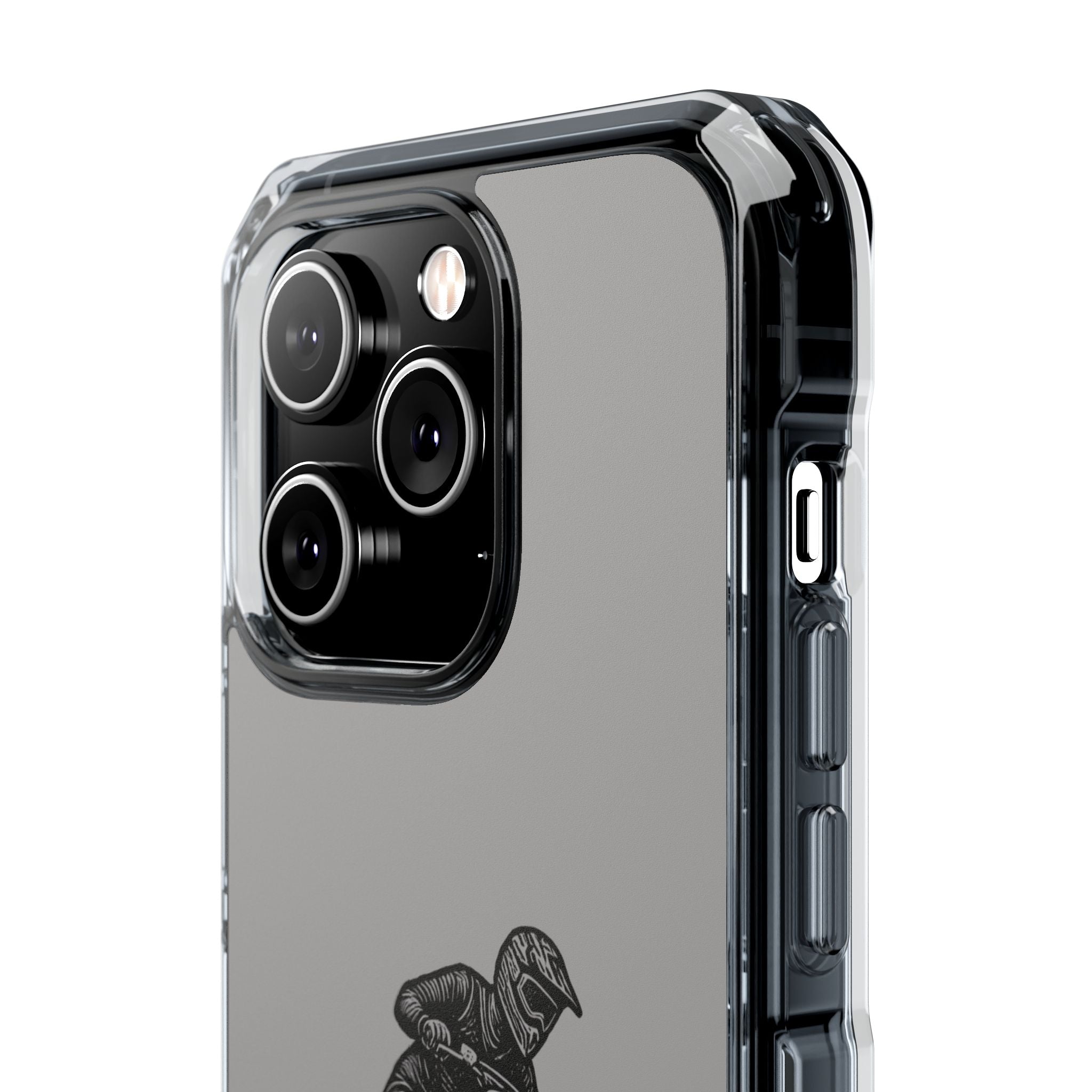 Dirt Bike Cornering Phone Case — Magnetic Clear Impact Case