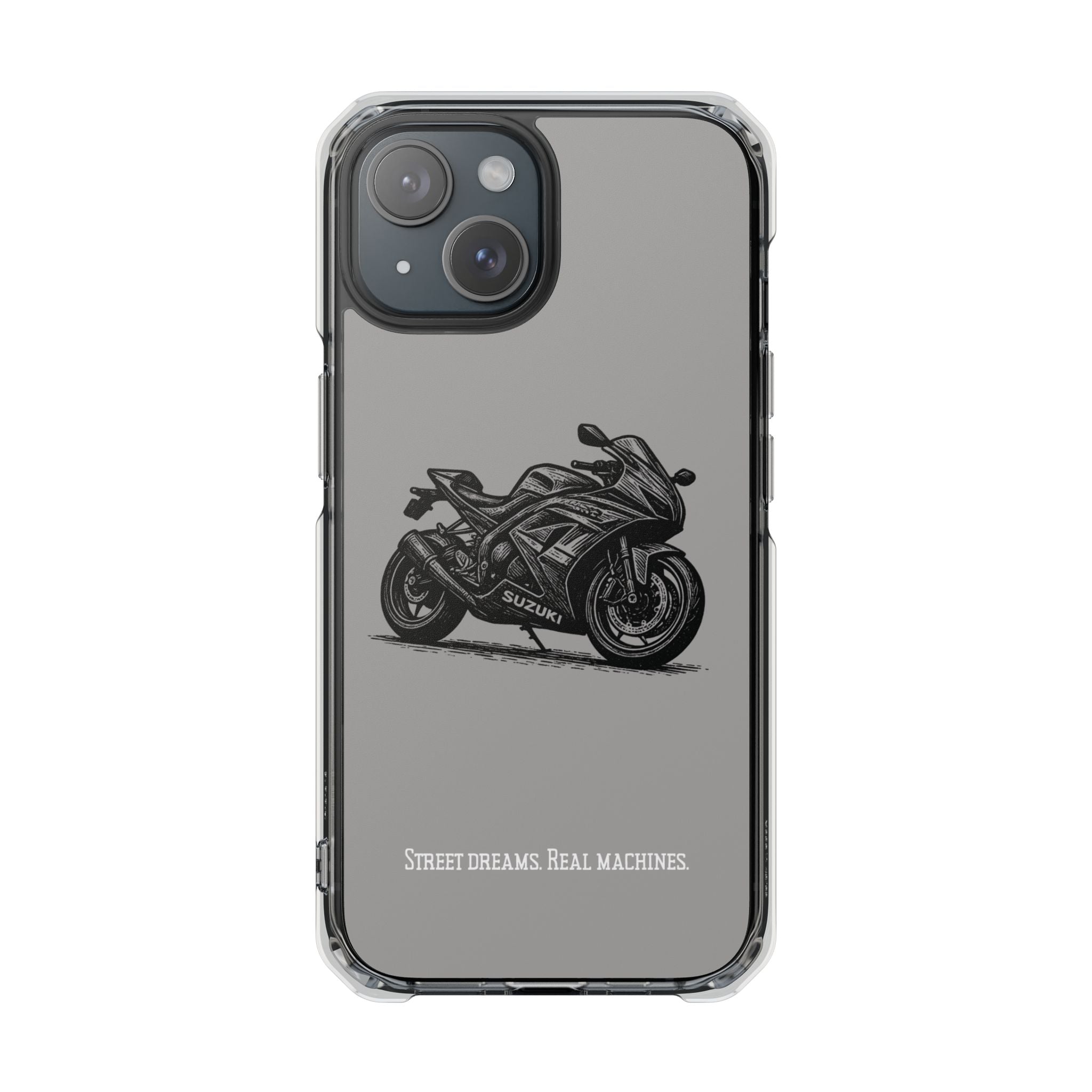 Suzuki Linocut Phone Case — Clear Magnetic Impact Case