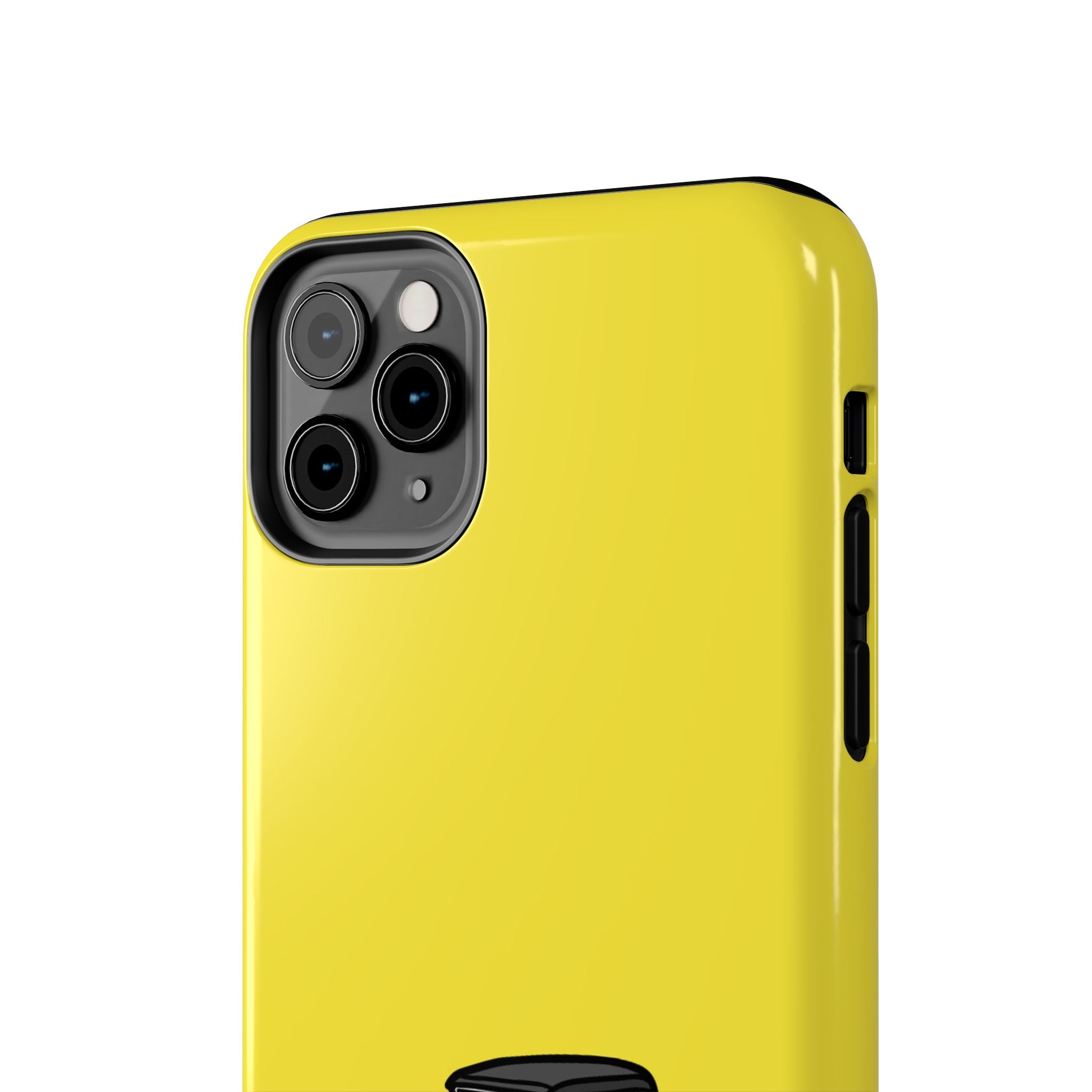 Yellow Classic Car Phone Case — Retro Vintage Auto Protective Cover