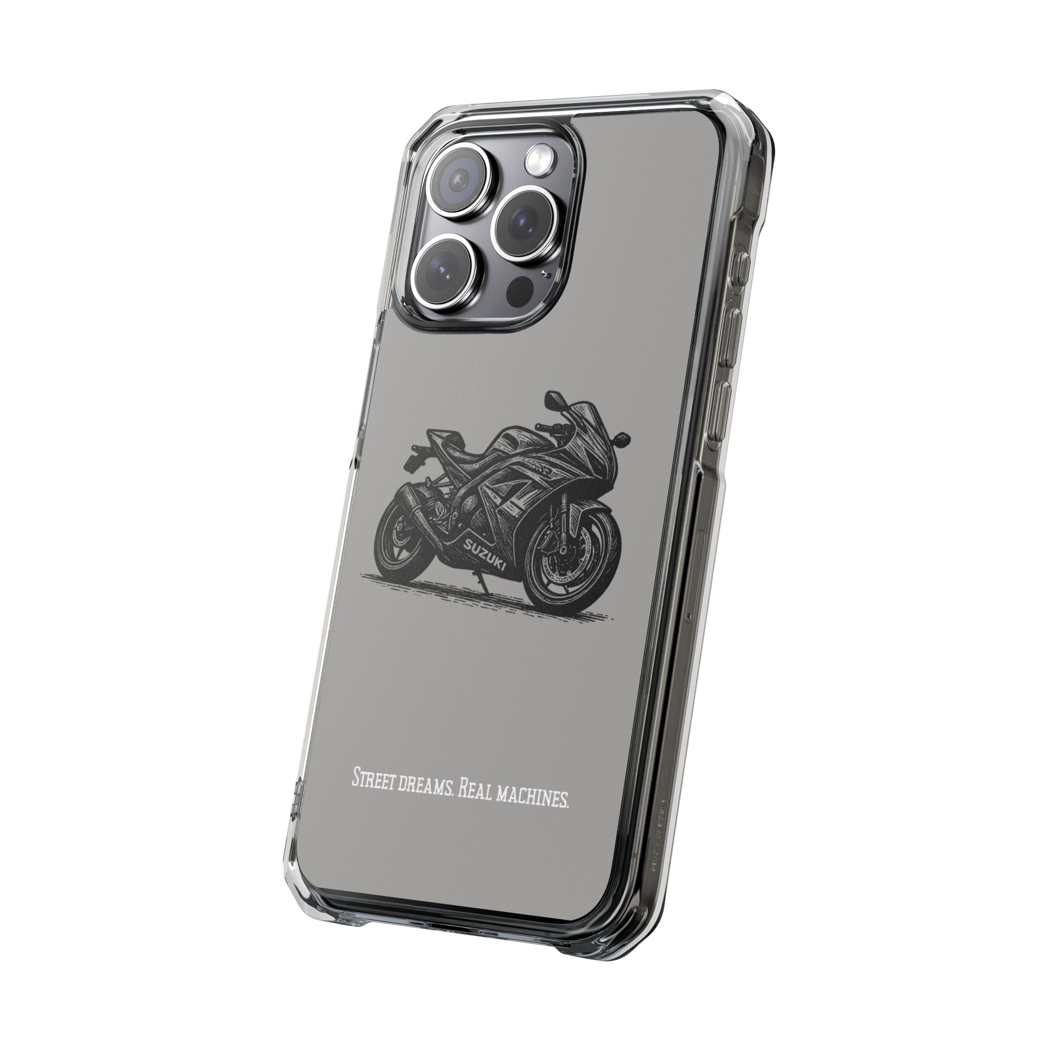 Suzuki Linocut Phone Case — Clear Magnetic Impact Case
