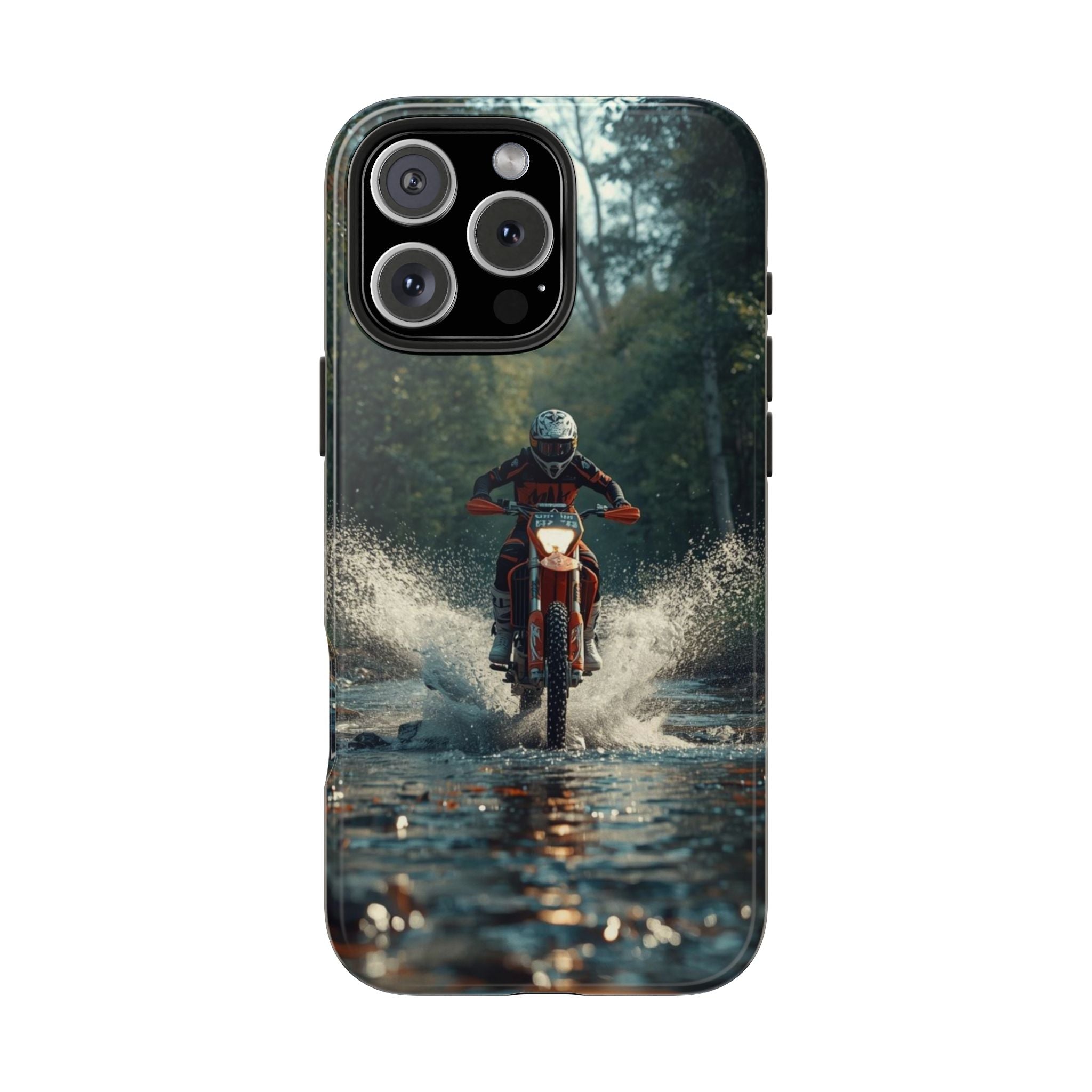 Motorcycle Adventure Tough Phone Case — Rider Splash Protection