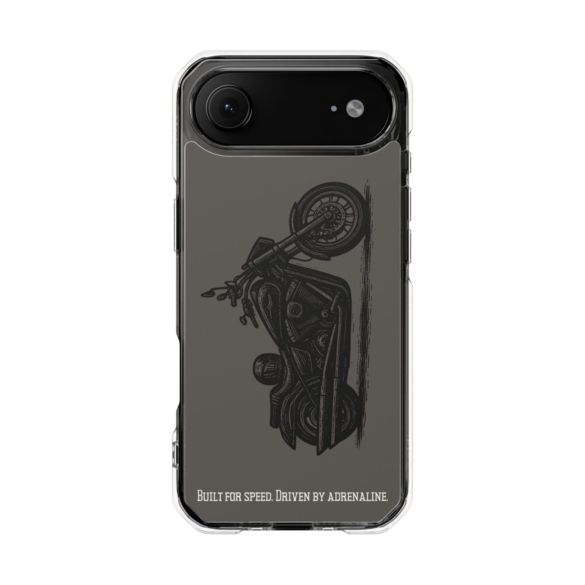 Harley Linocut Phone Case — Clear Magnetic Impact Case