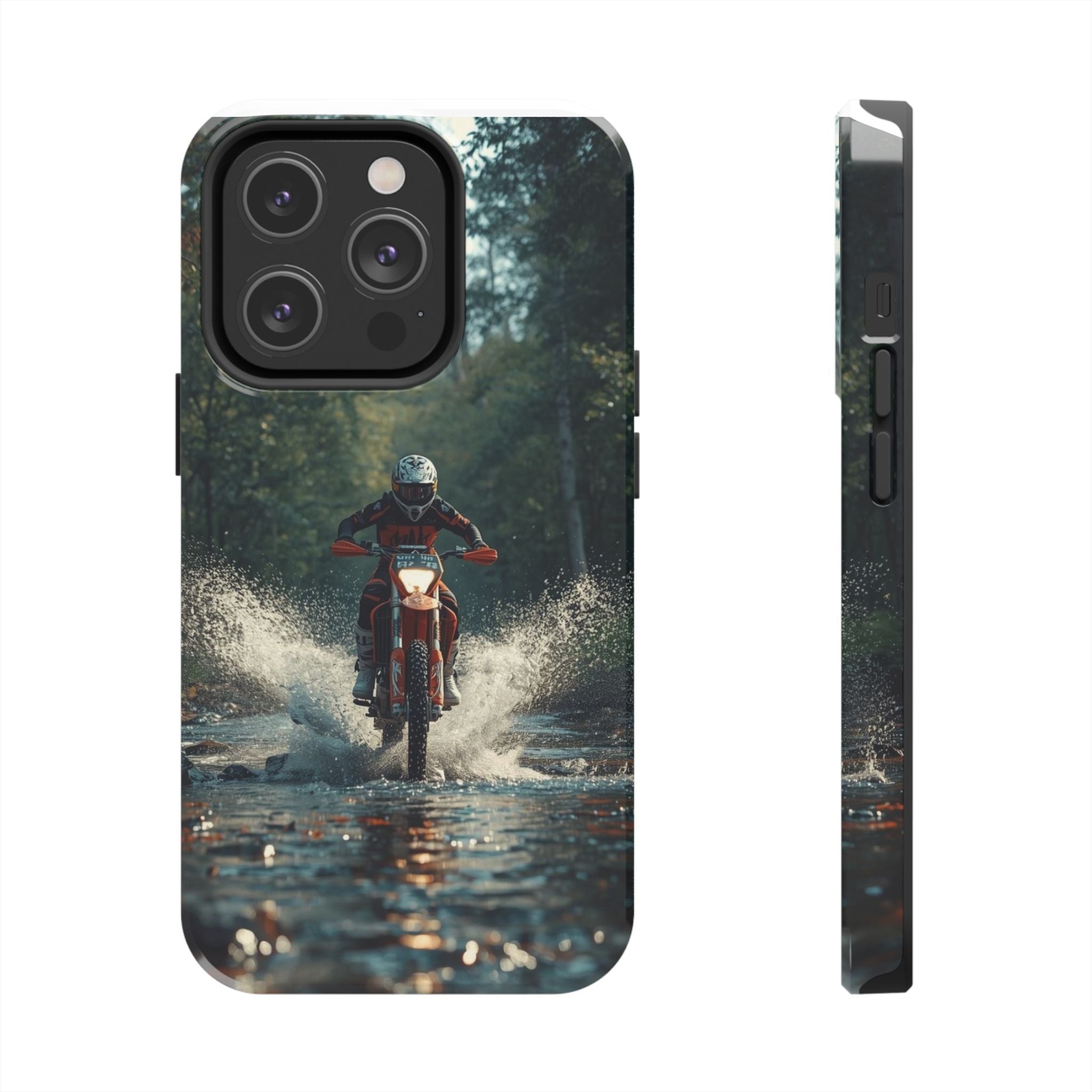 Motorcycle Adventure Tough Phone Case — Rider Splash Protection