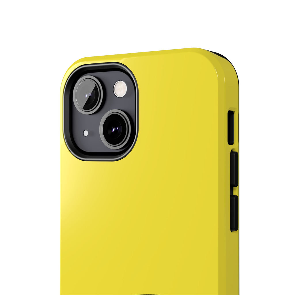 Yellow Classic Car Phone Case — Retro Vintage Auto Protective Cover
