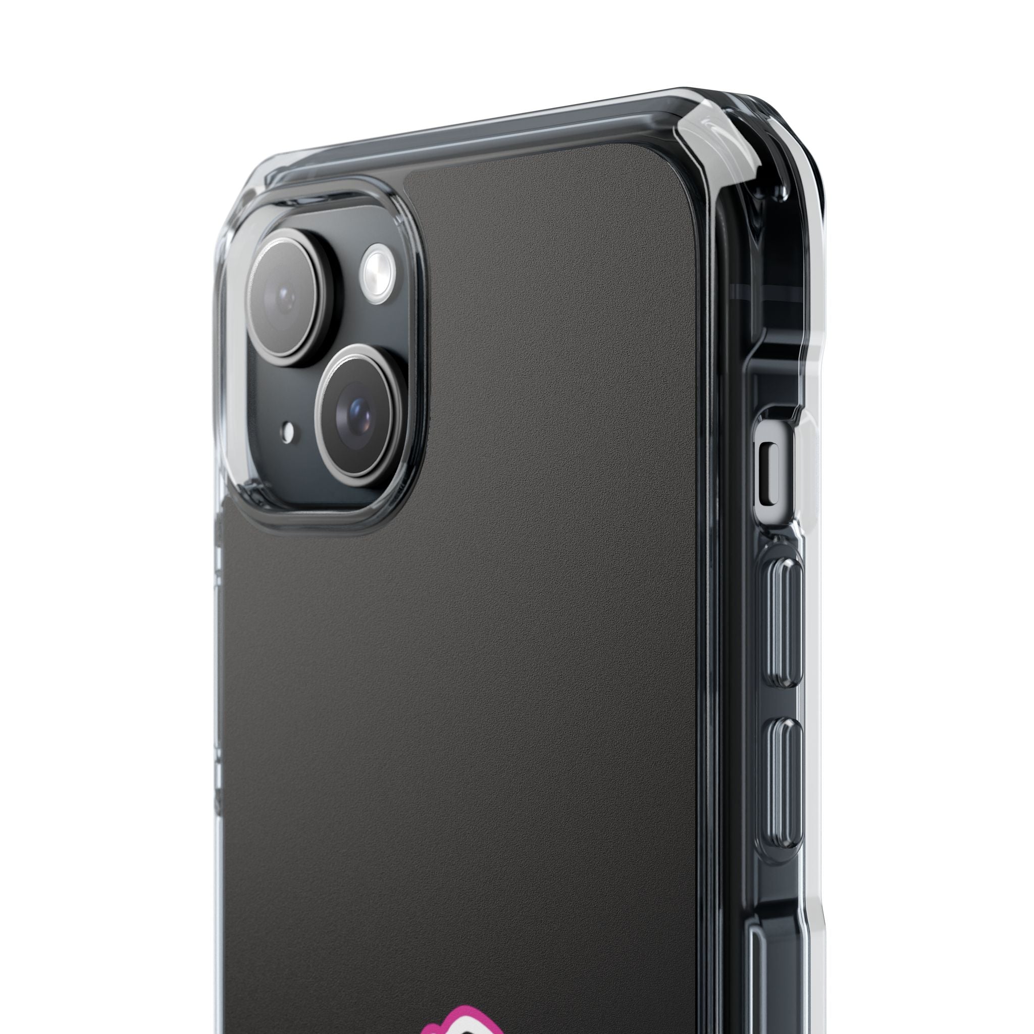 Pink Dirt Bike Magnetic Clear Impact Case