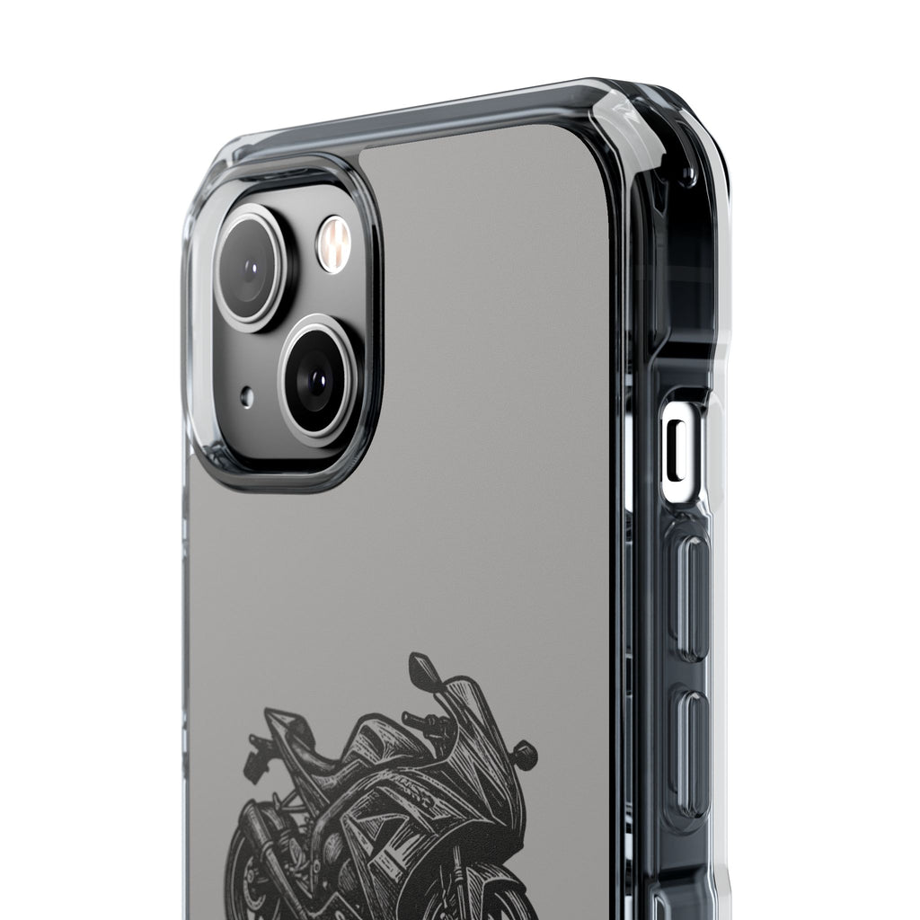 Suzuki Linocut Phone Case — Clear Magnetic Impact Case