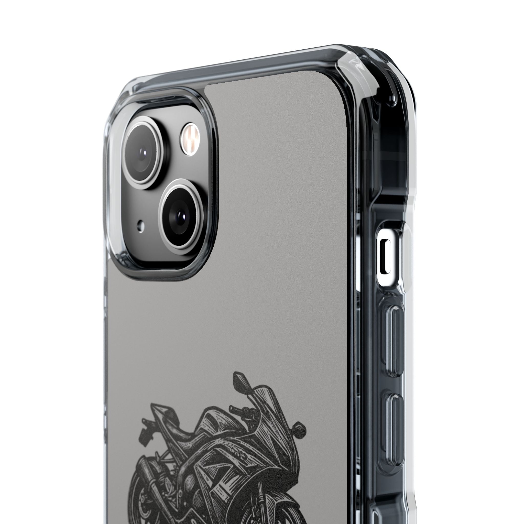 Suzuki Linocut Phone Case — Clear Magnetic Impact Case