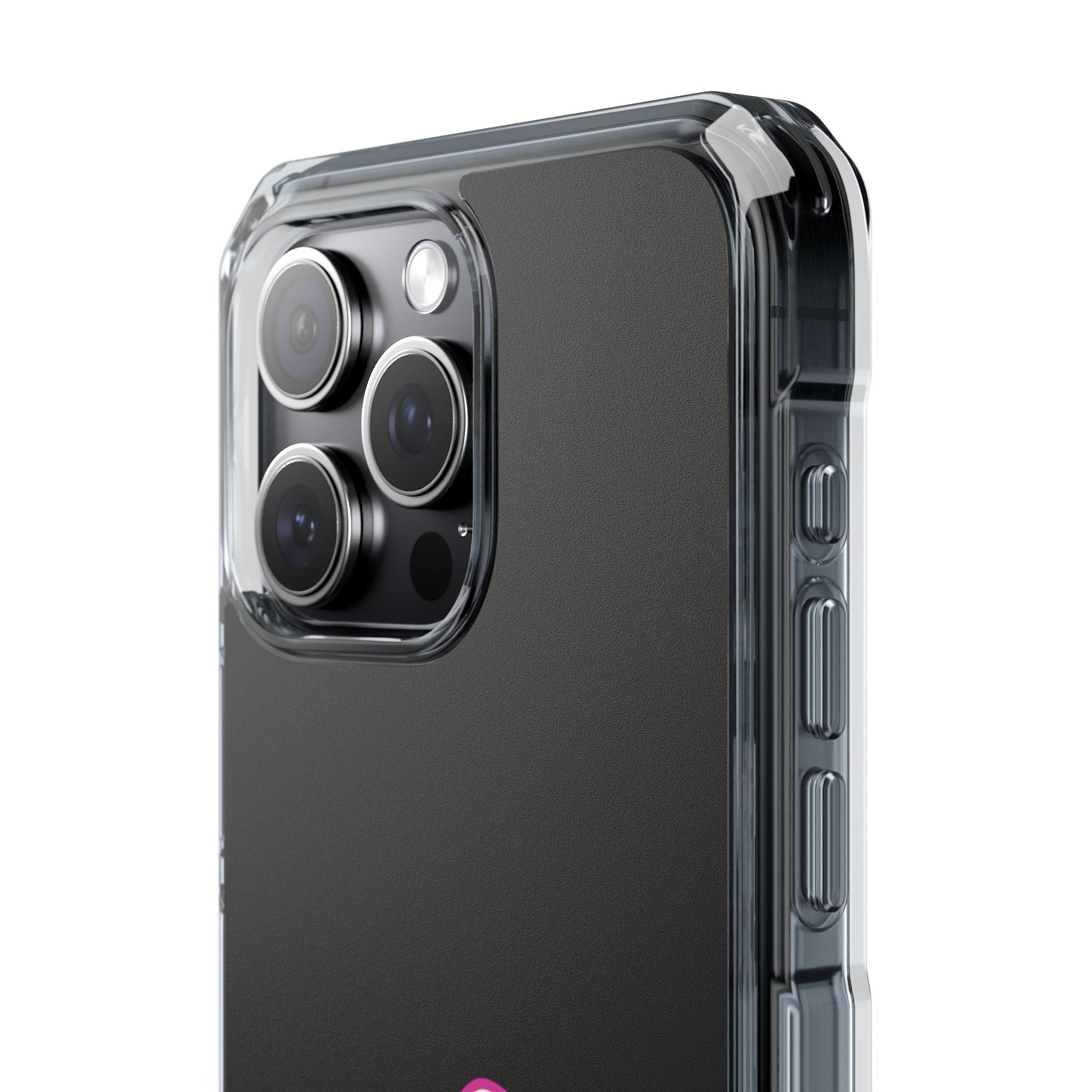 Pink Dirt Bike Magnetic Clear Impact Case