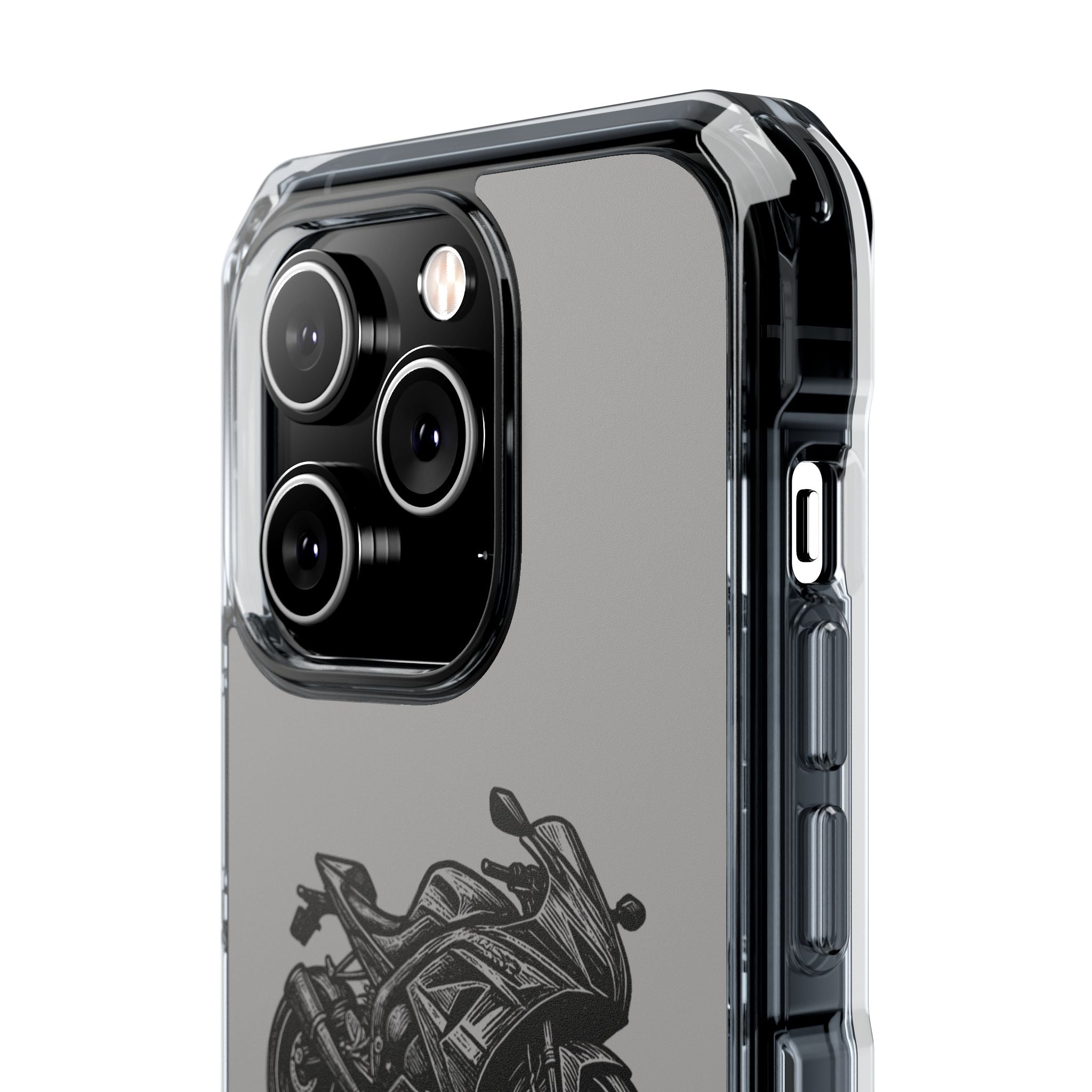 Suzuki Linocut Phone Case — Clear Magnetic Impact Case